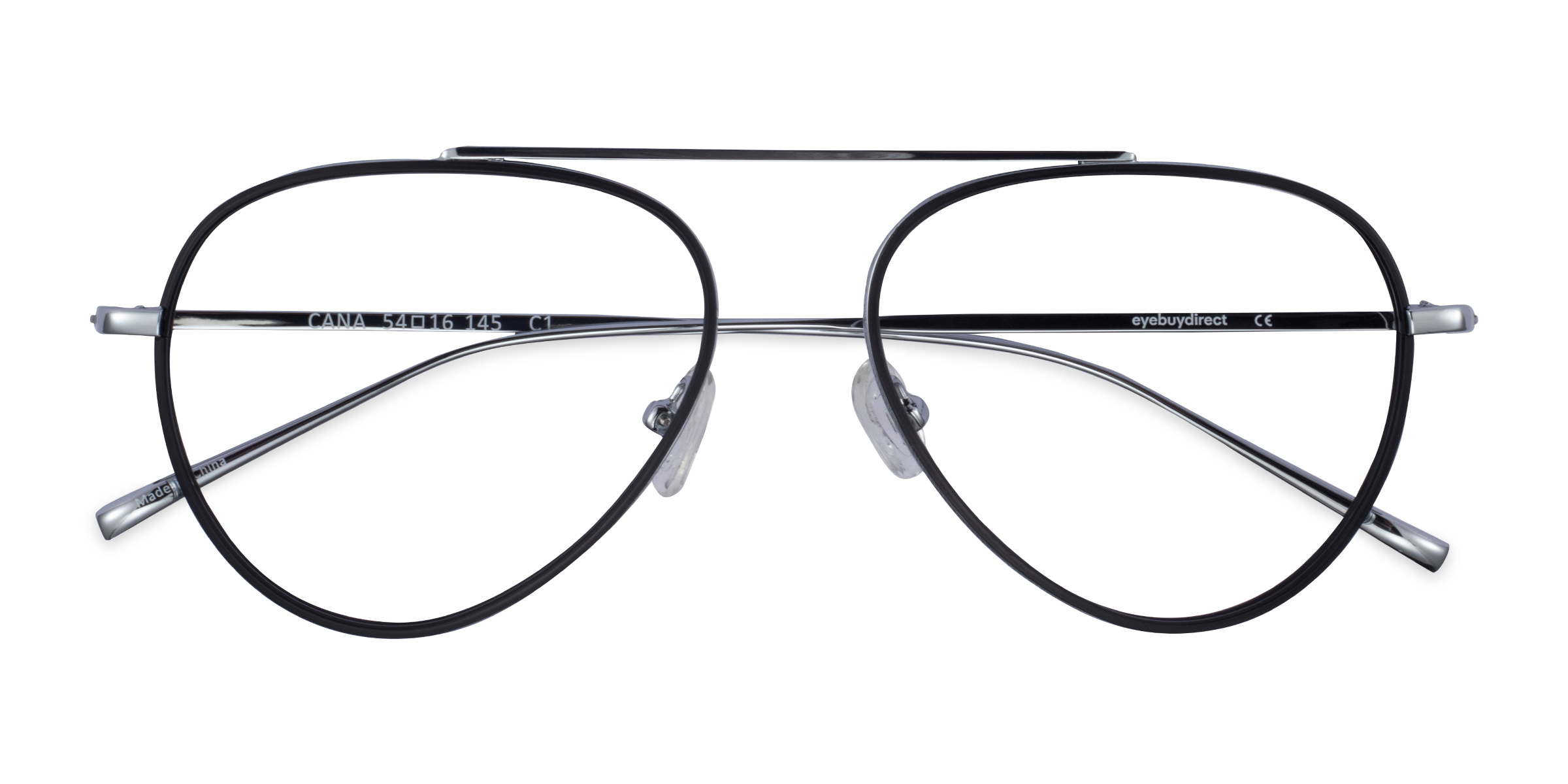 Black  Silver Cana -  Métal Lunettes de vue