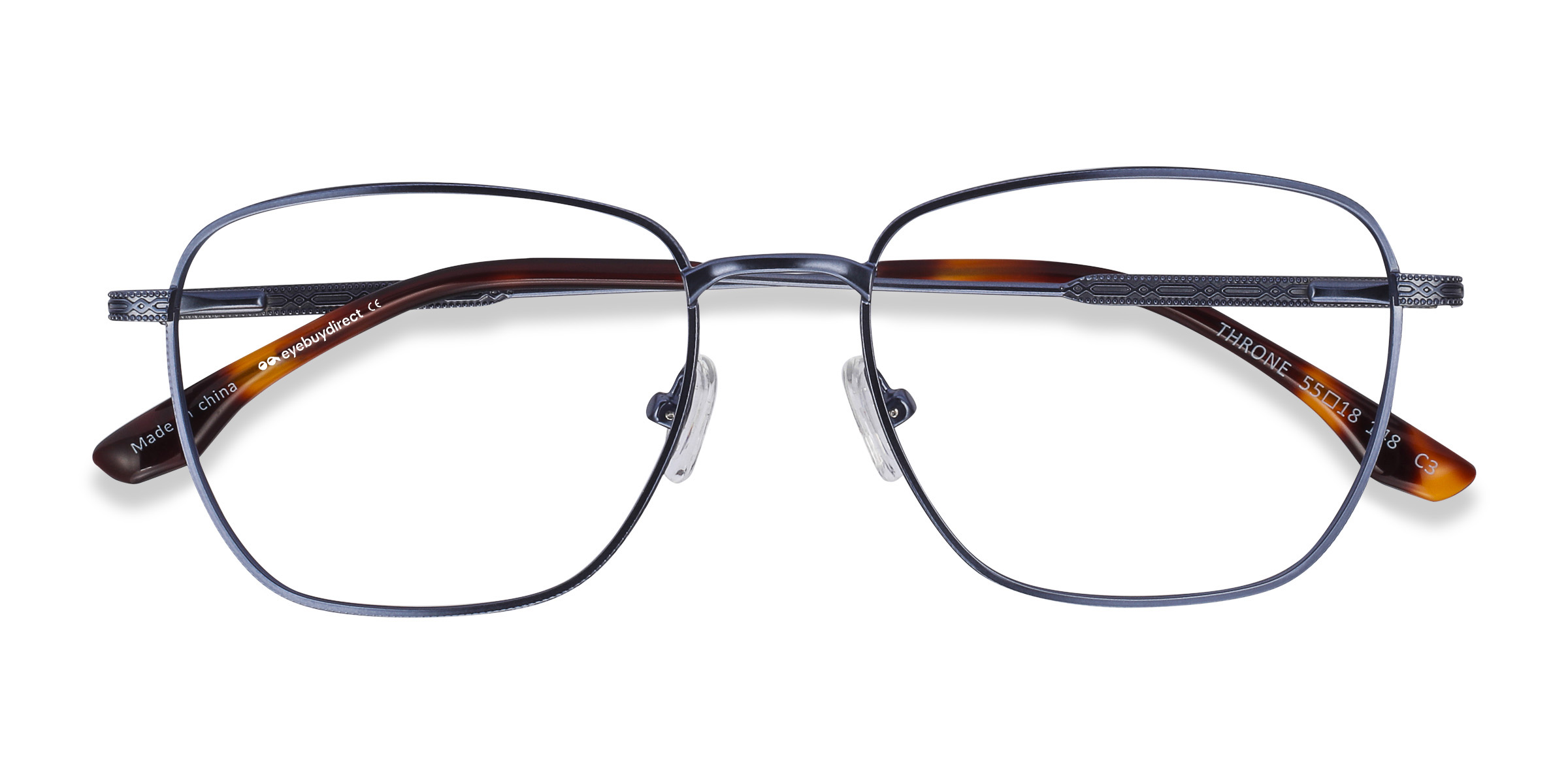 Bleu Throne -  Métal Lunettes de vue