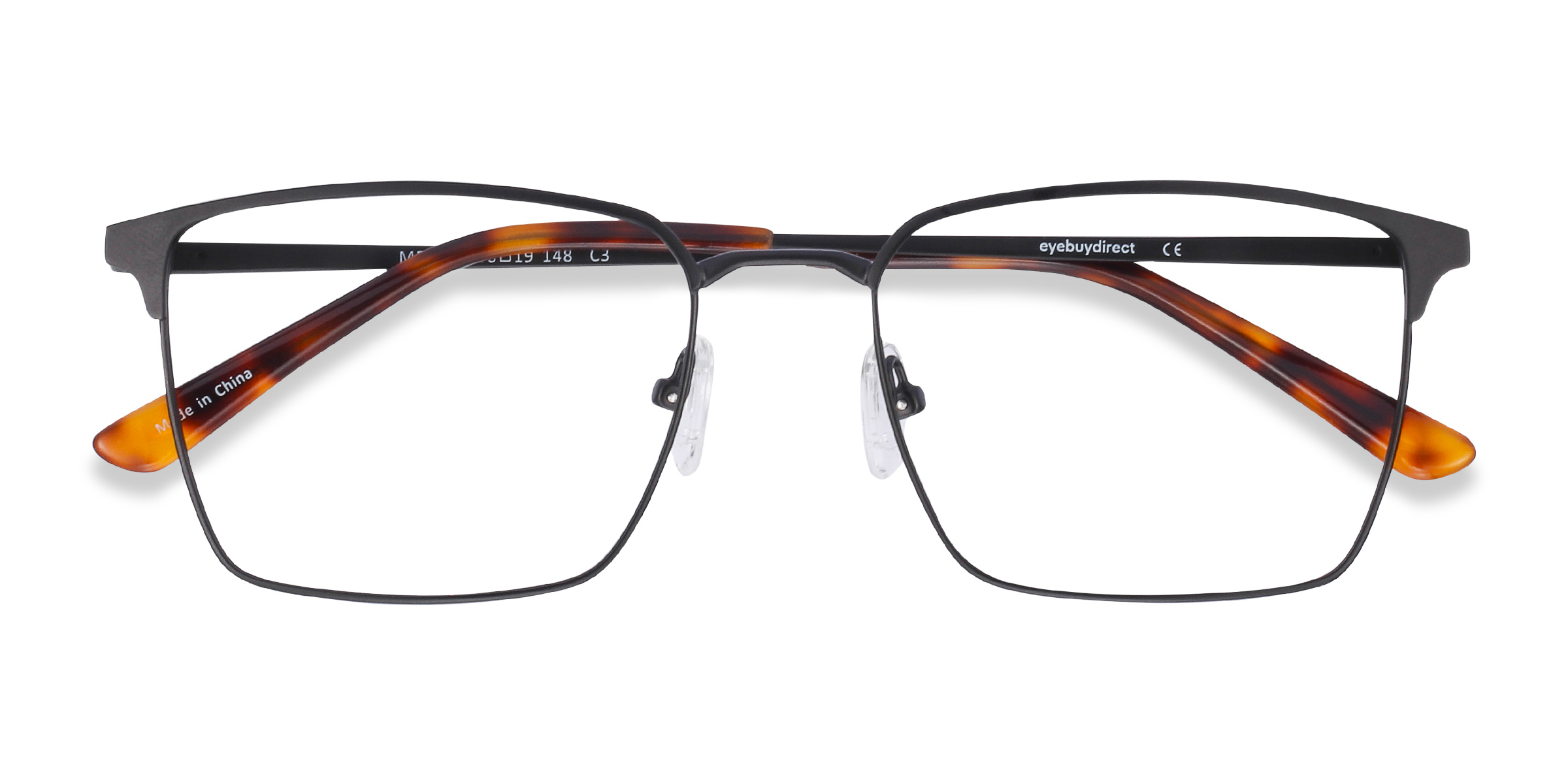 Noir Metro -  Métal Lunettes de vue