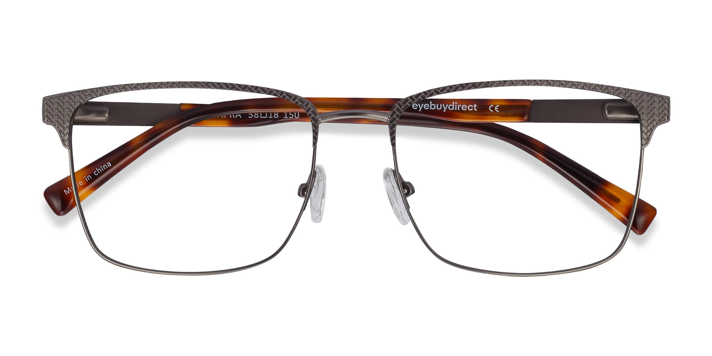 Gunmetal Capra -  Acetate-metal Eyeglasses