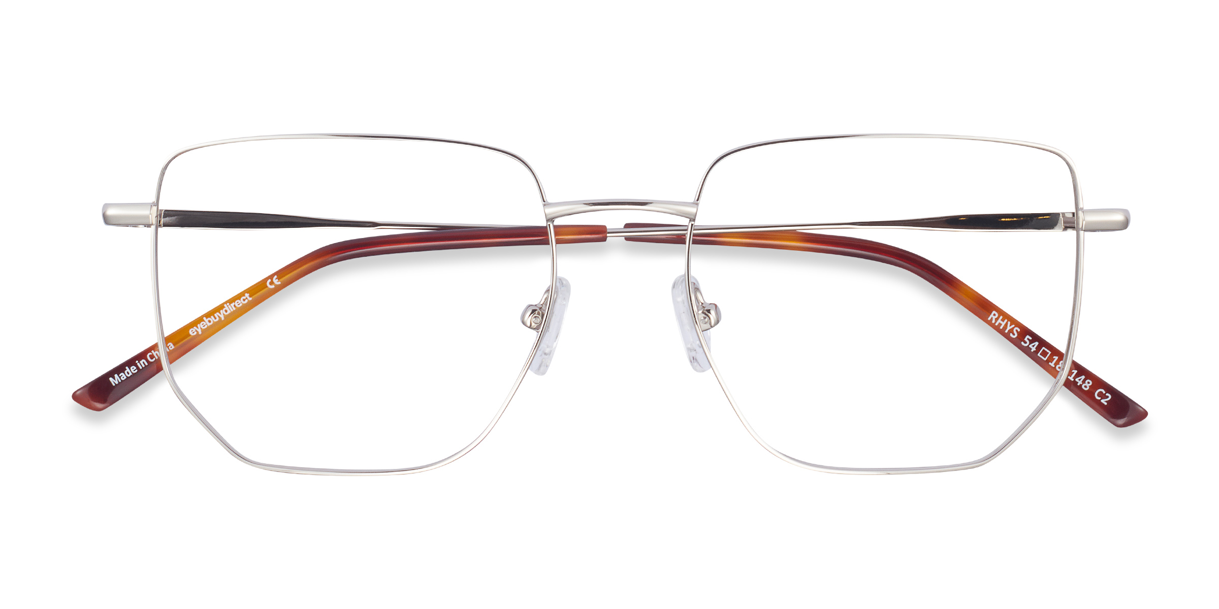 Silver Rhys -  Metal Eyeglasses
