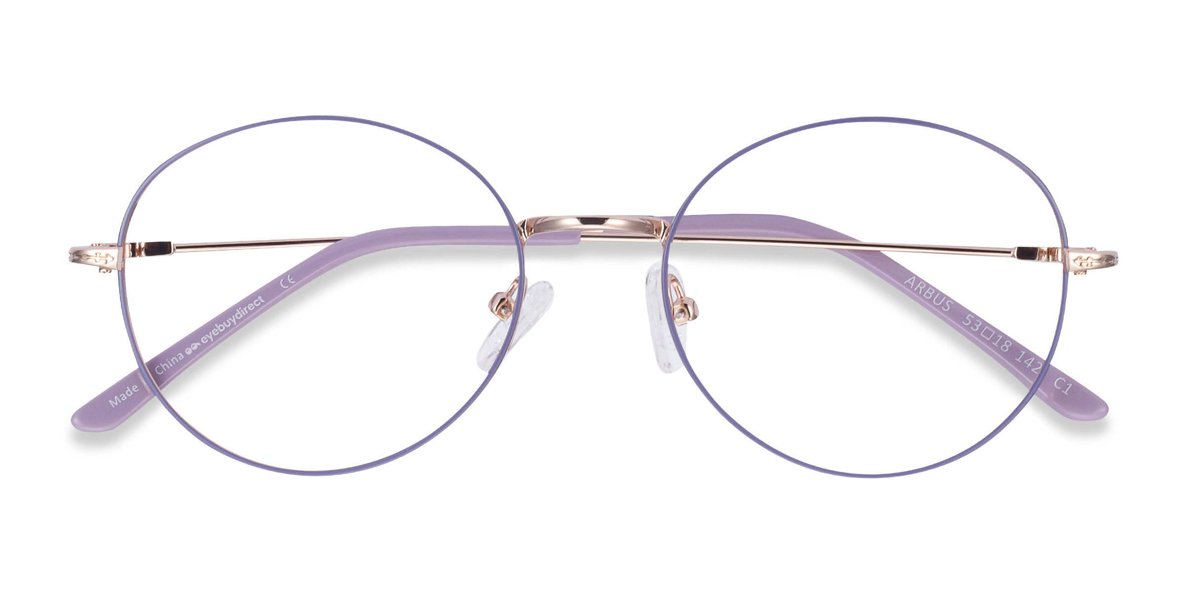 Purple & Gold Arbus -  Métal Lunettes de vue