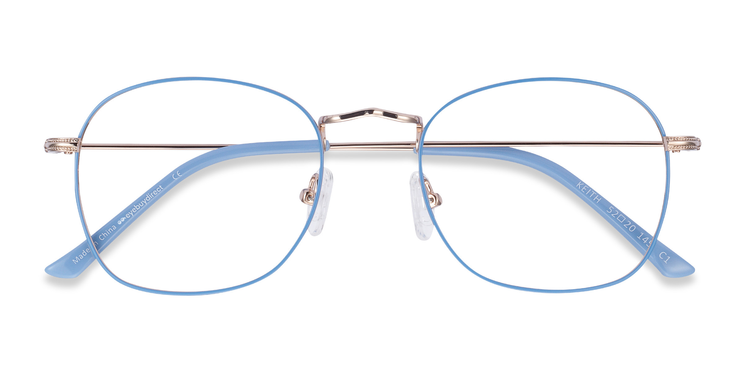 Blue & Gold Keith -  Métal Lunettes de vue