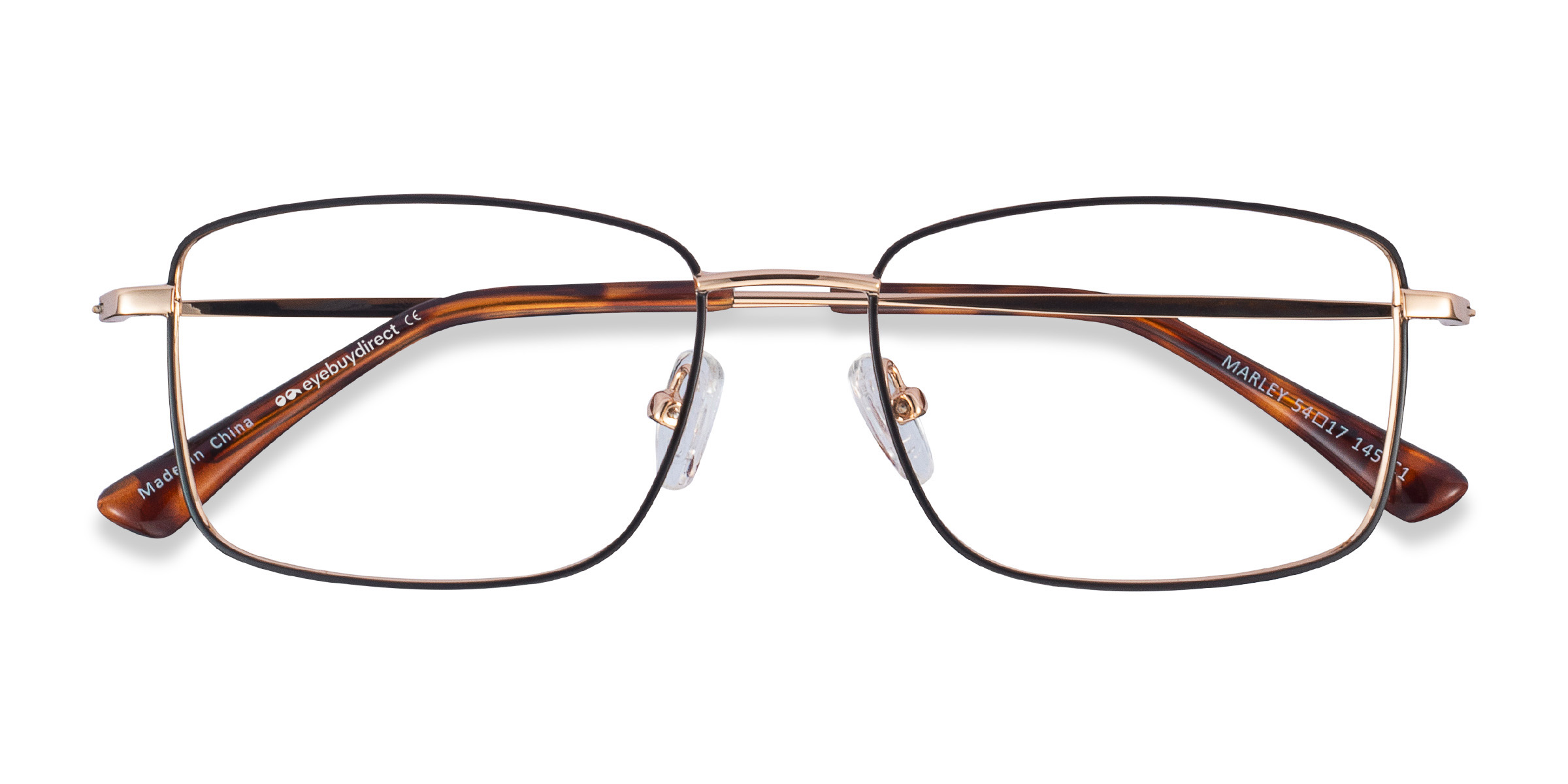 Black Gold Marley -  Metal Eyeglasses