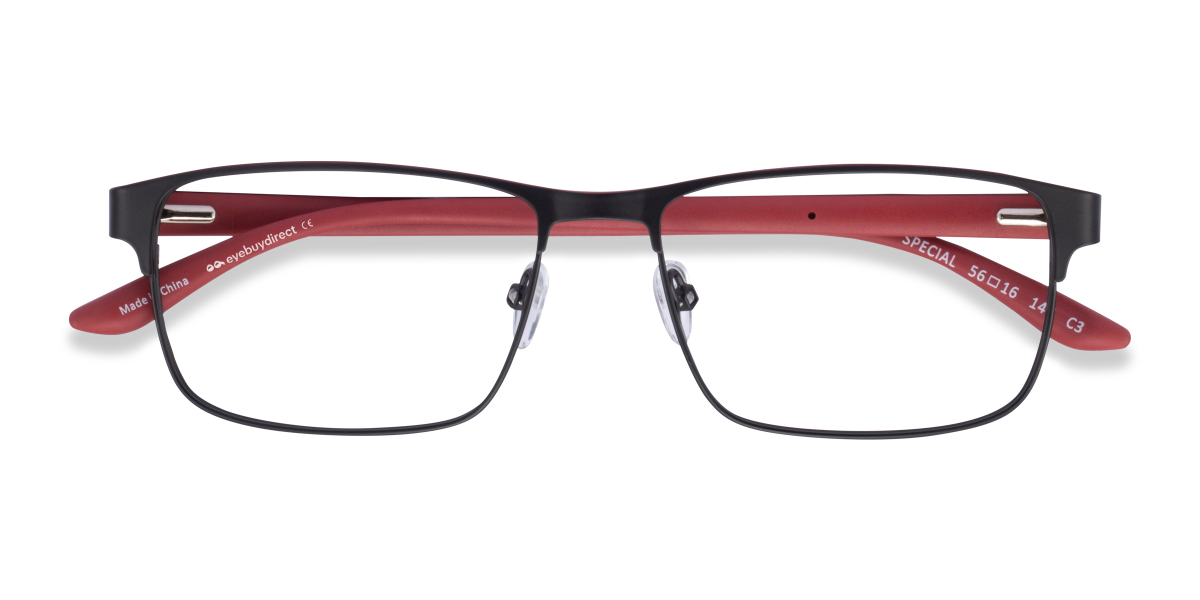 Black Red Special -  Carbon-fiber Eyeglasses