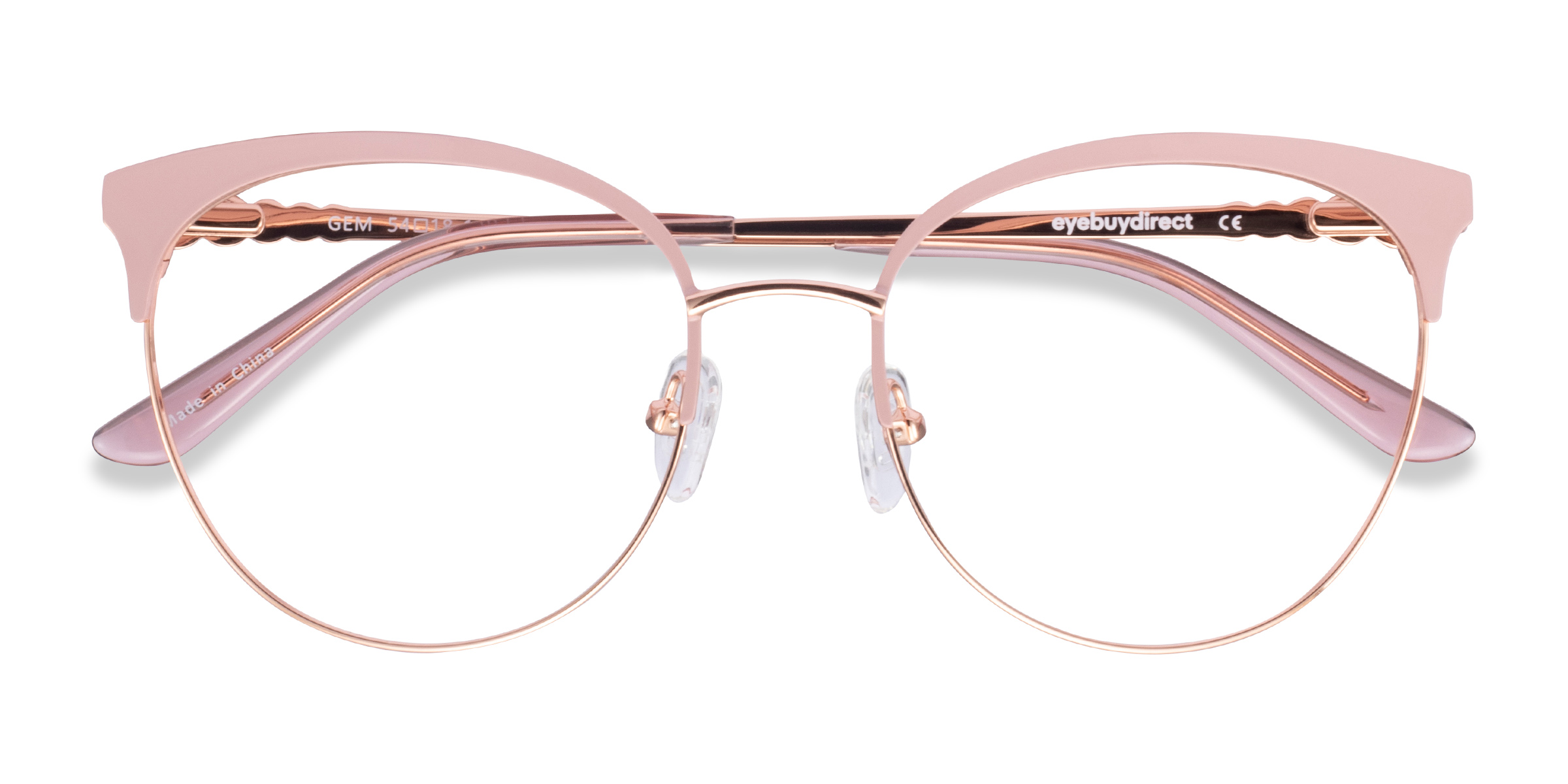 Pink Rose Gold Gem -  Métal Lunettes de vue