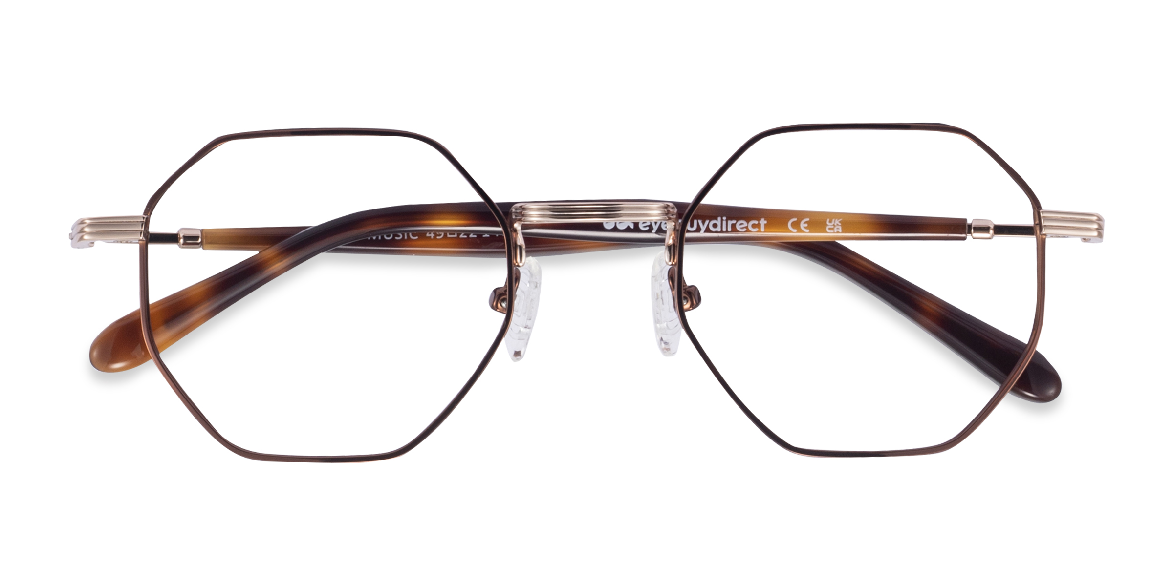 Brown Gold Music -  Metal Eyeglasses