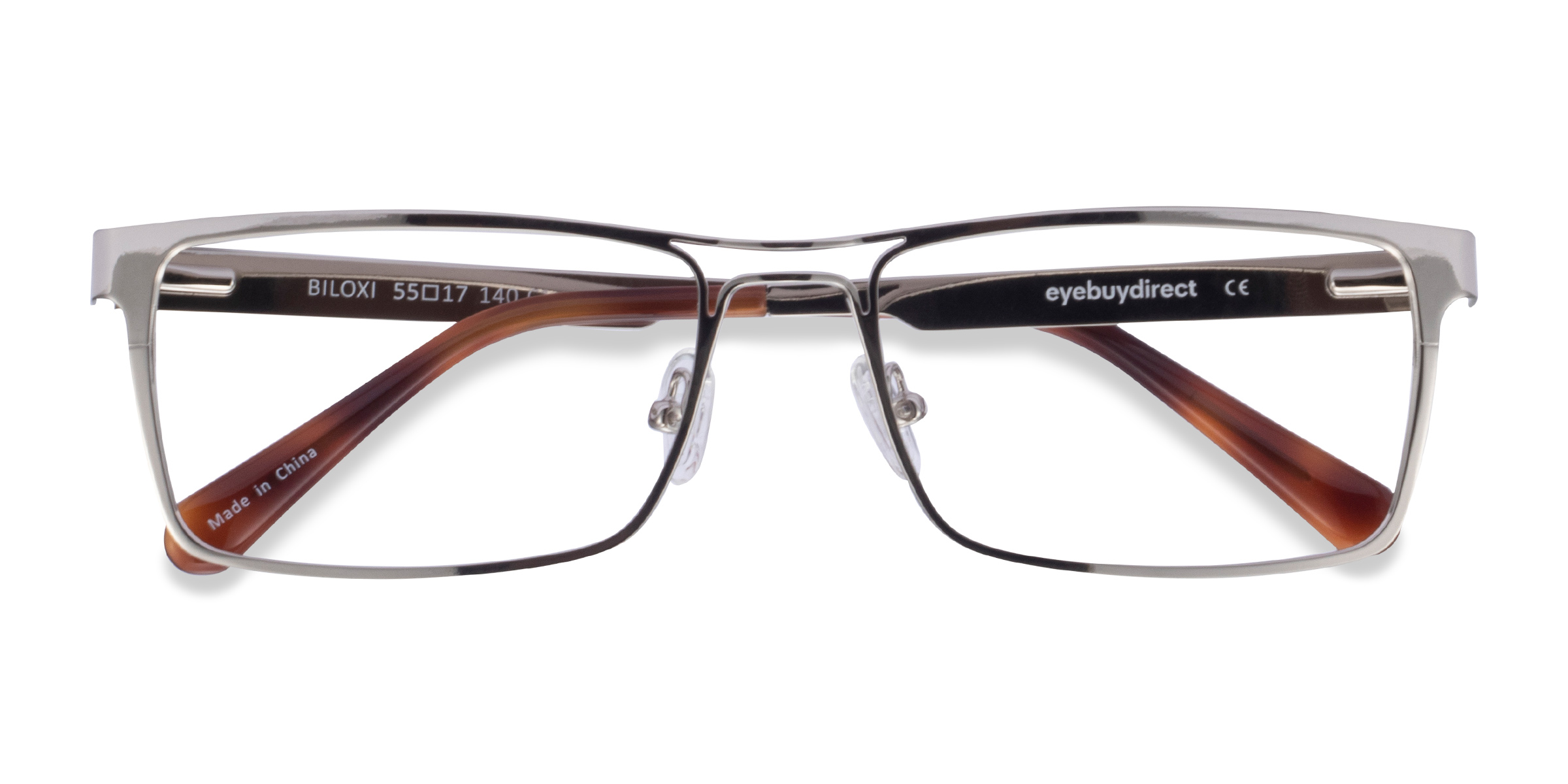 Argenté Biloxi -  Métal Lunettes de vue