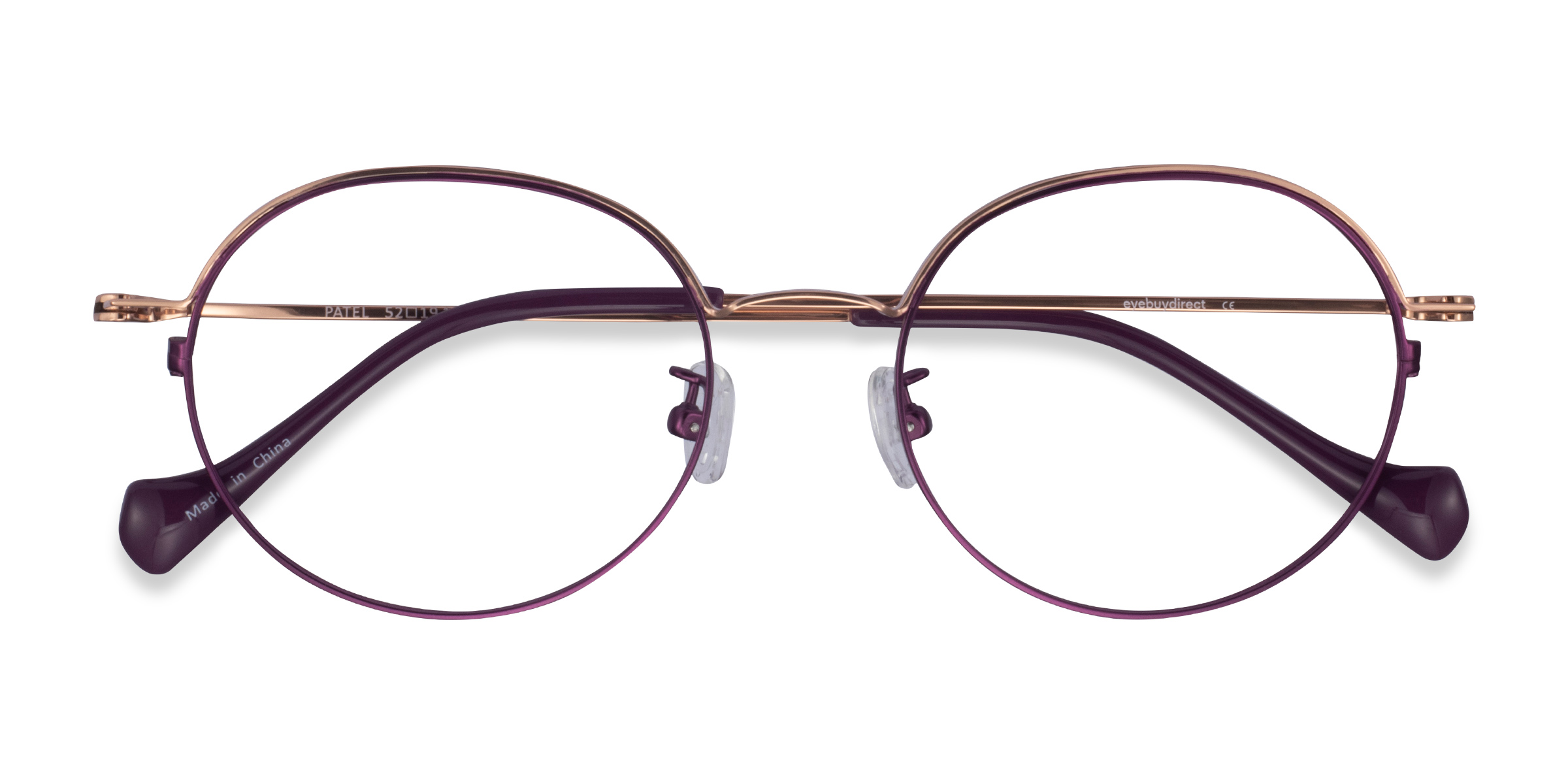 Purple  Rose Gold Patel -  Métal Lunettes de vue