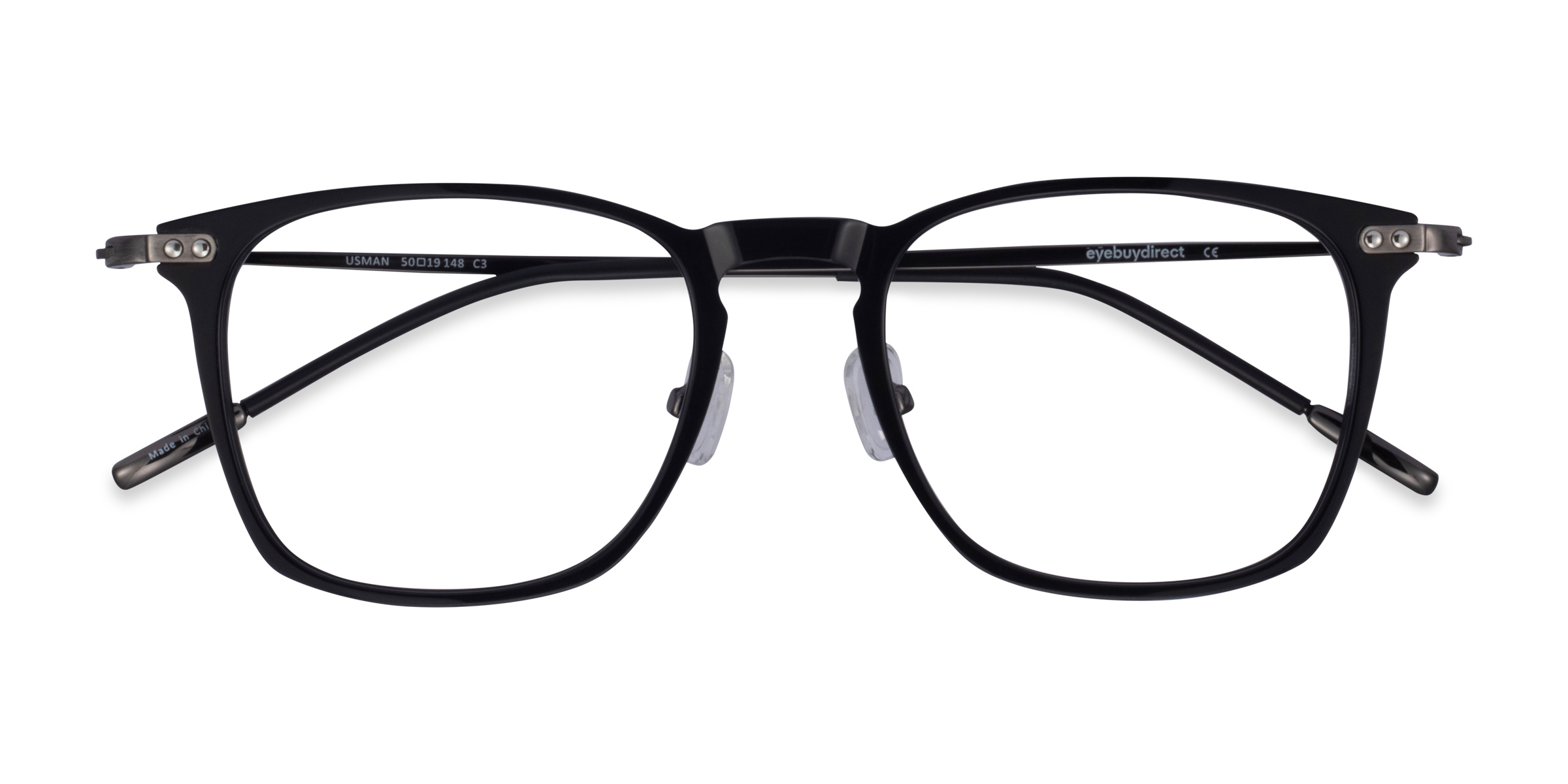 Black  Gunmetal Usman -  Acetate-metal Lunettes de vue