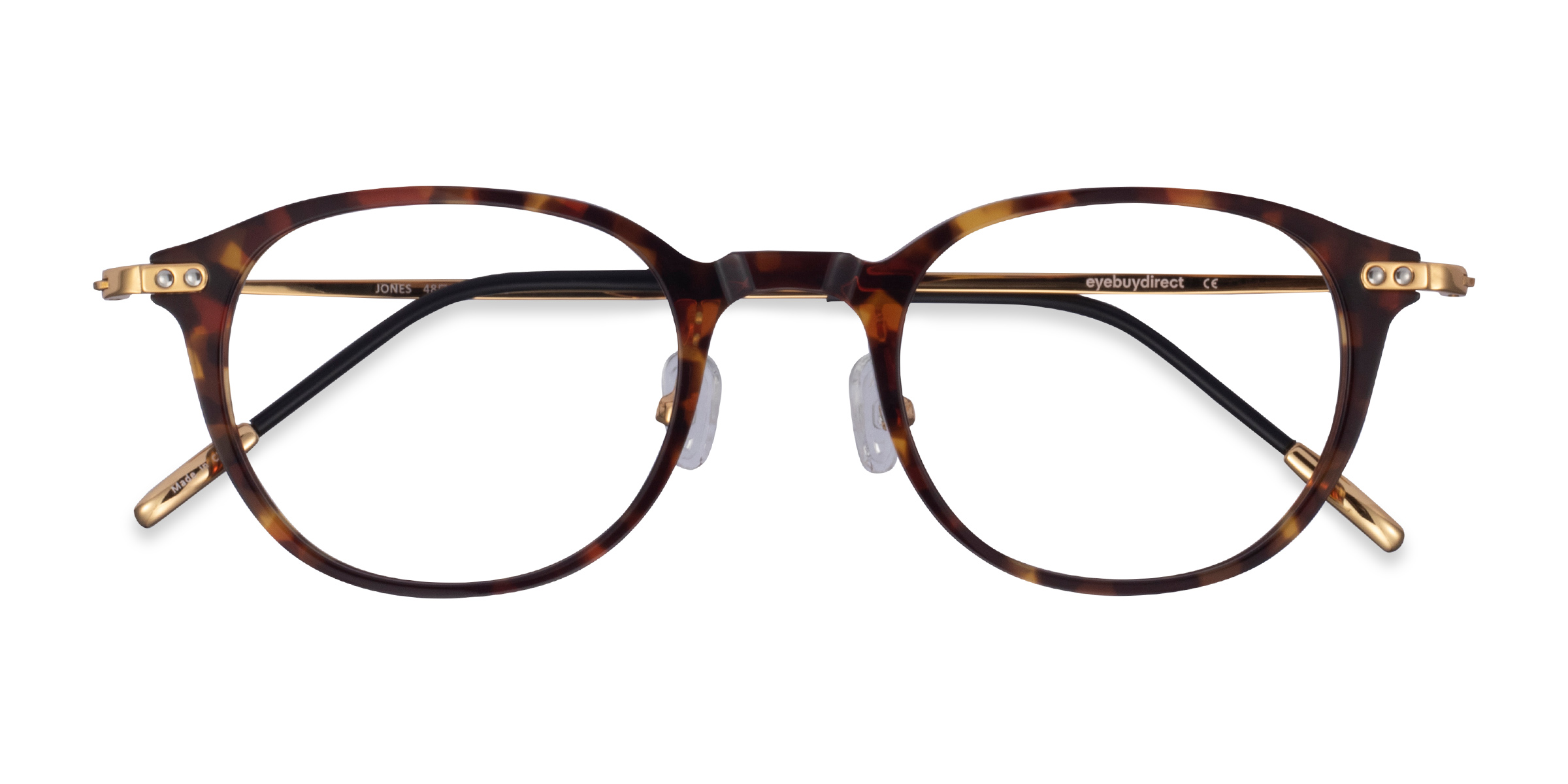Tortoise Jones -  Acetate-metal Eyeglasses