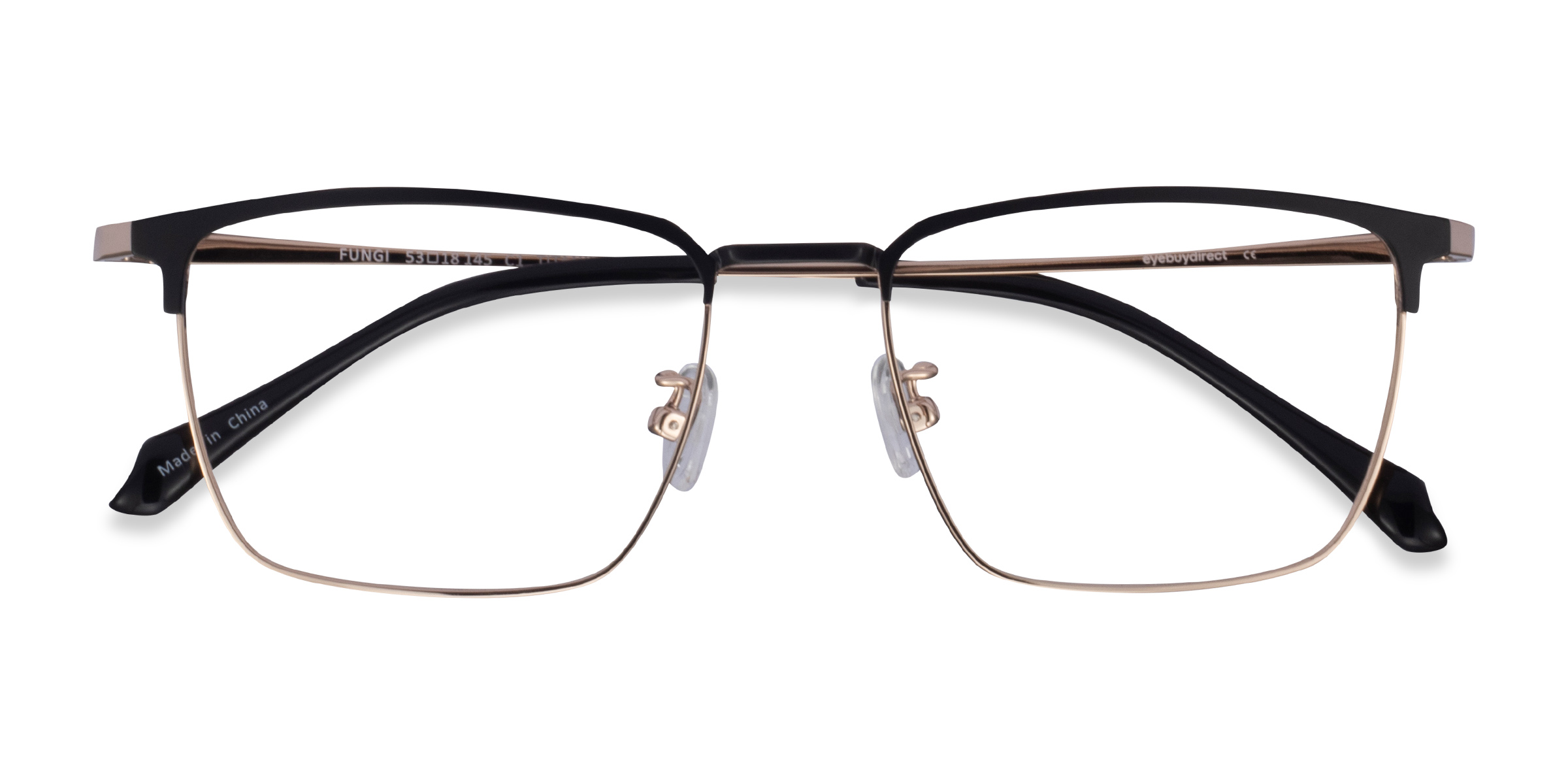 Black  Gold Fungi -  Métal Lunettes de vue