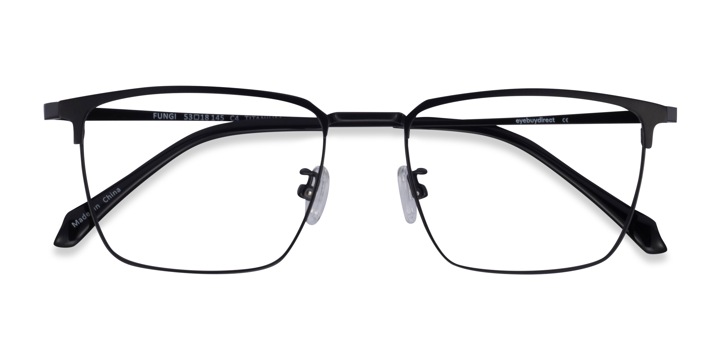Black Fungi -  Metal Eyeglasses