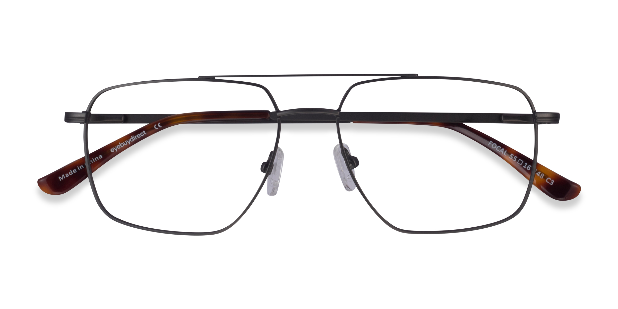 Gunmetal Focal -  Metal Eyeglasses