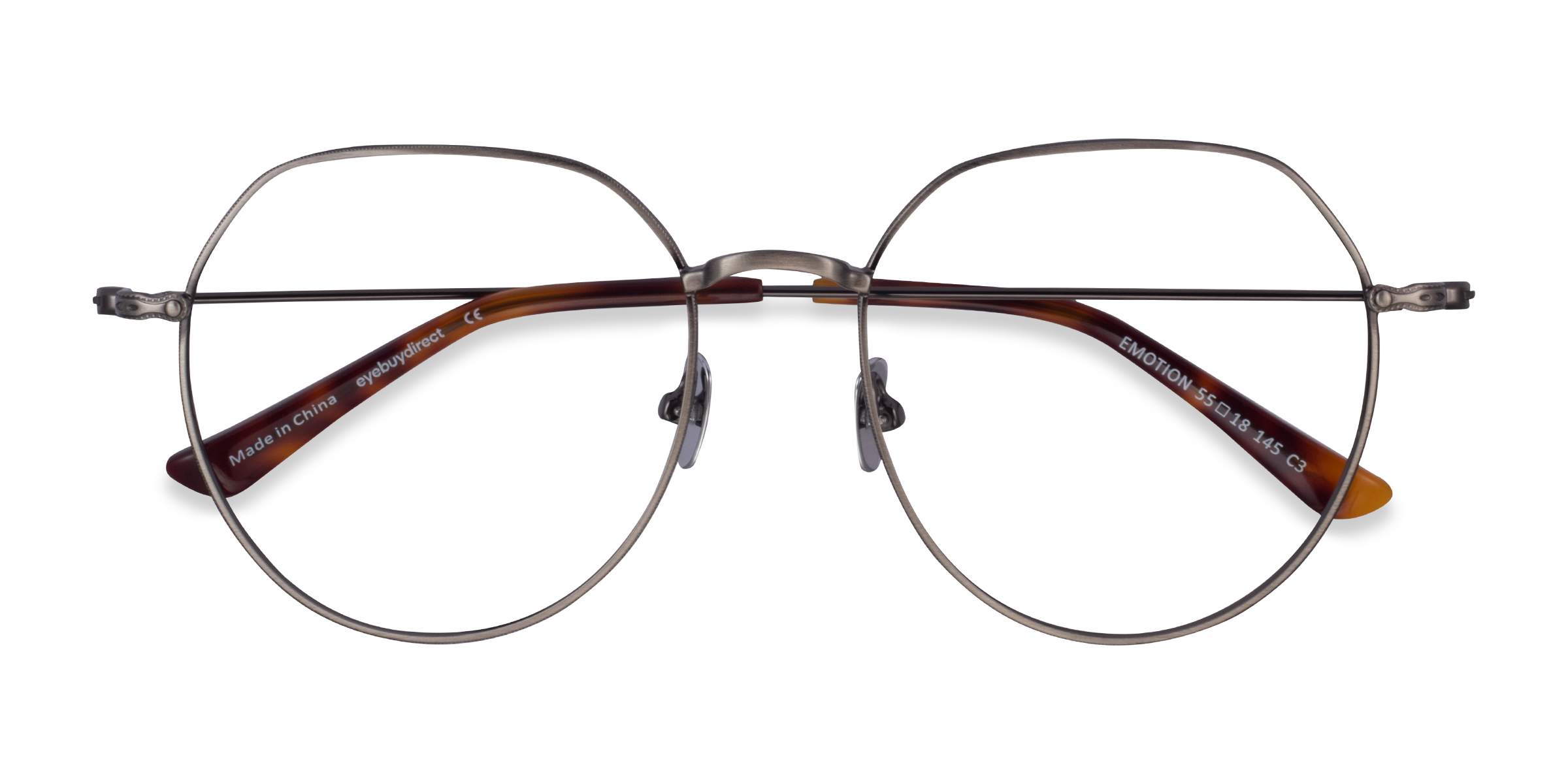 Brushed Gunmetal Emotion -  Métal Lunettes de vue