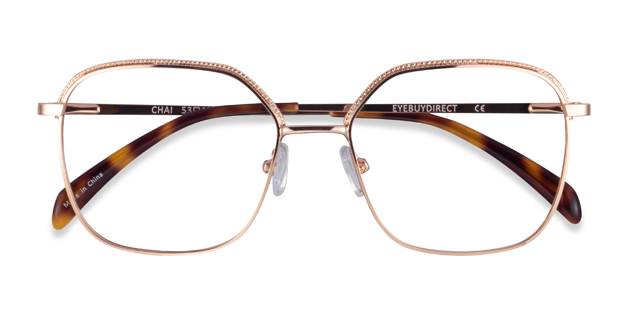 Rose Gold Chai -  Metal Eyeglasses