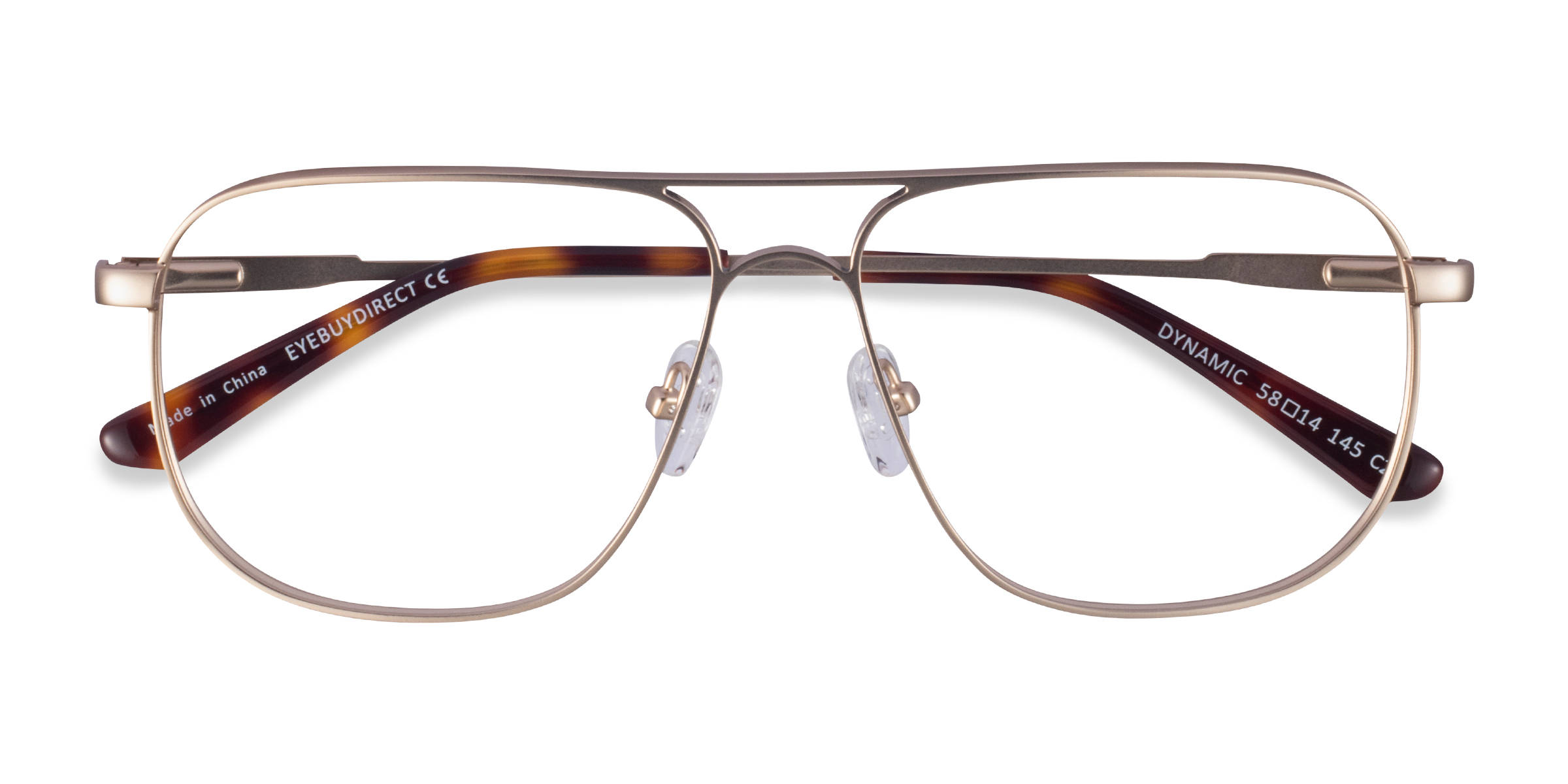 Matte Gold Dynamic -  Métal Lunettes de vue