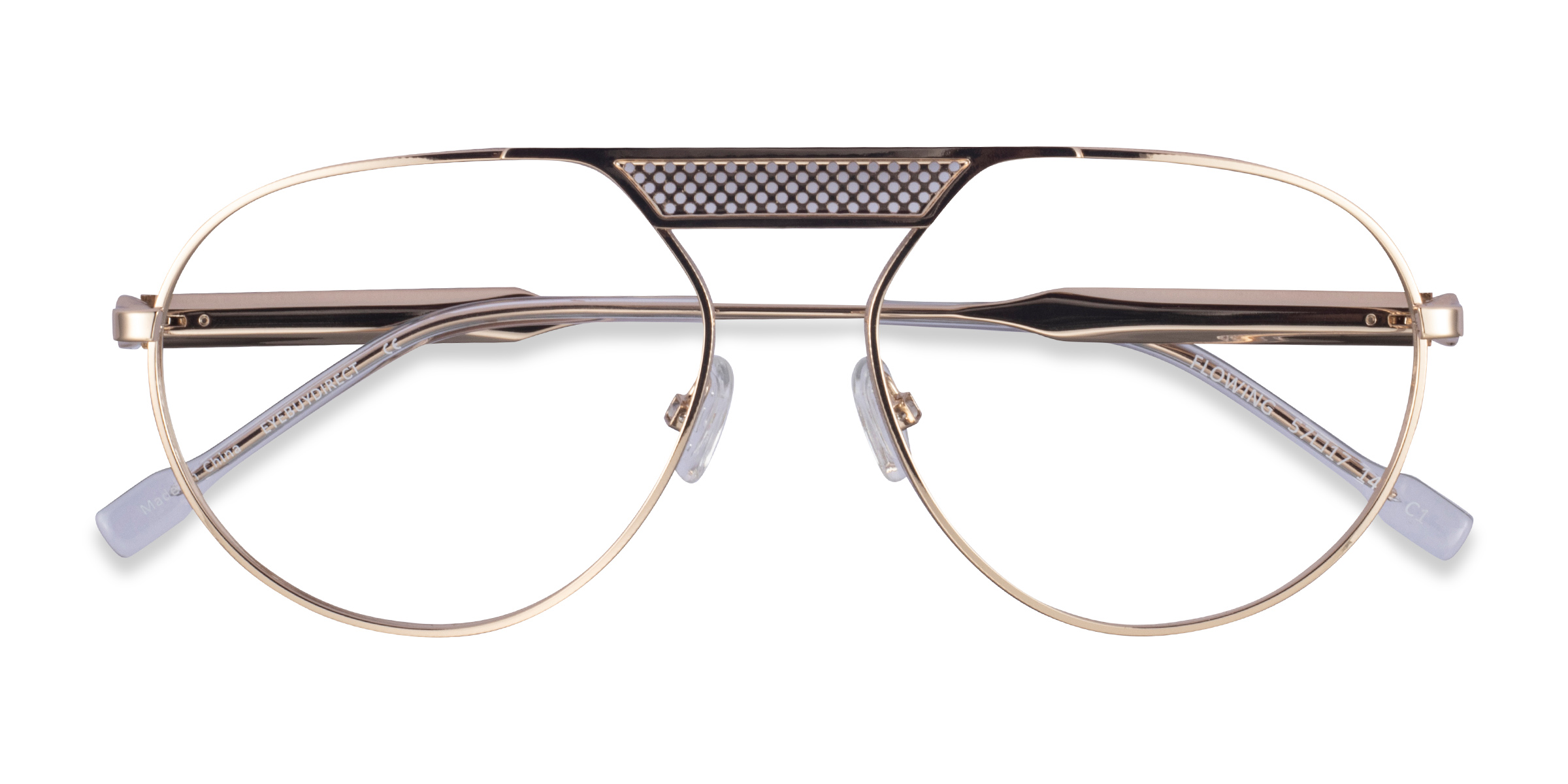 Gold Flowing -  Metal Eyeglasses