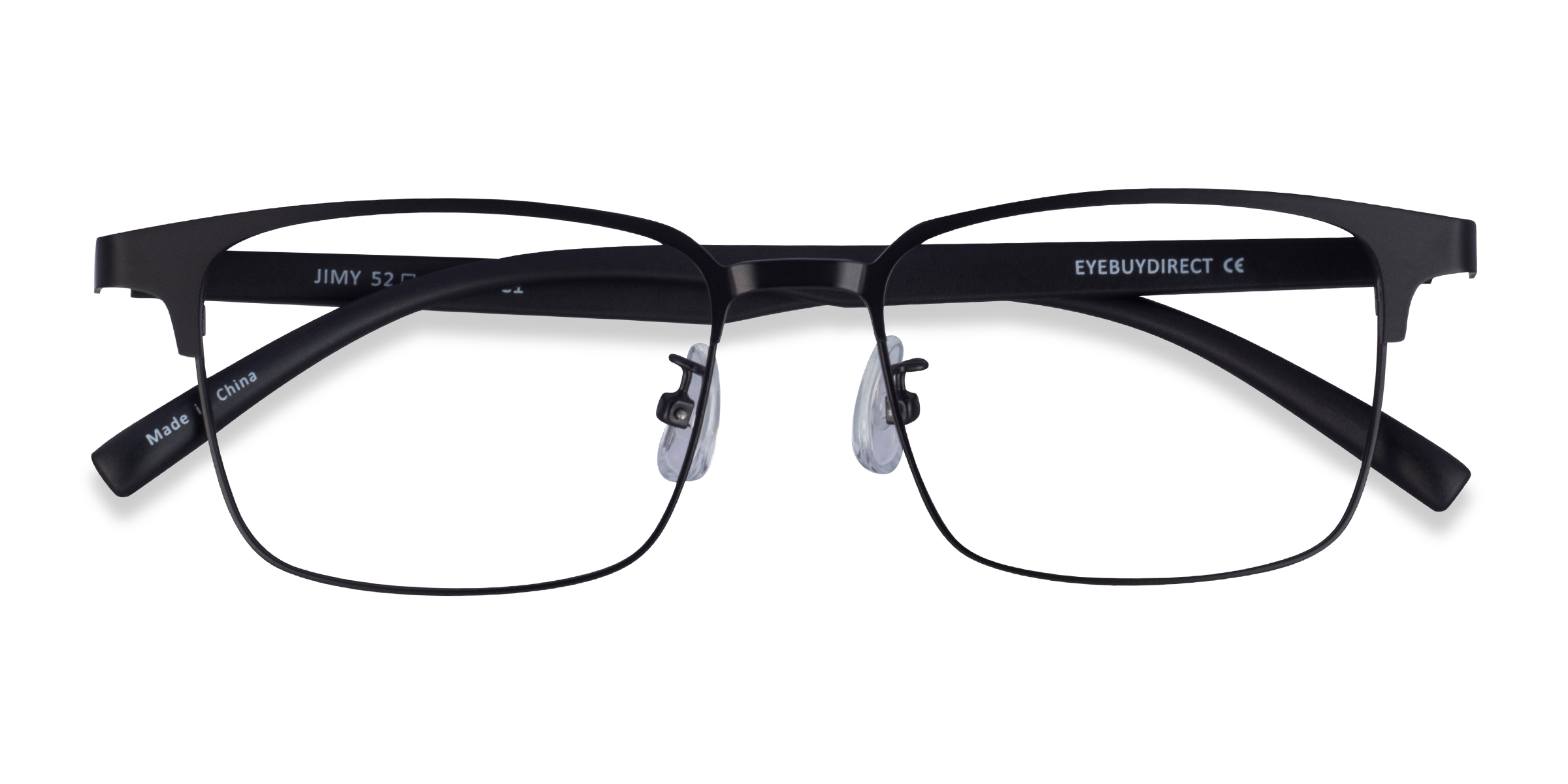 Matte Black Jimy - Métal Lunettes de vue