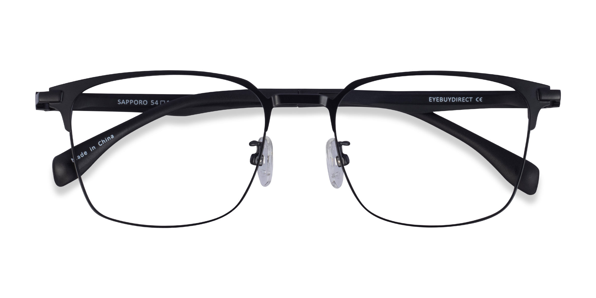 Black Sapporo -  Metal Eyeglasses