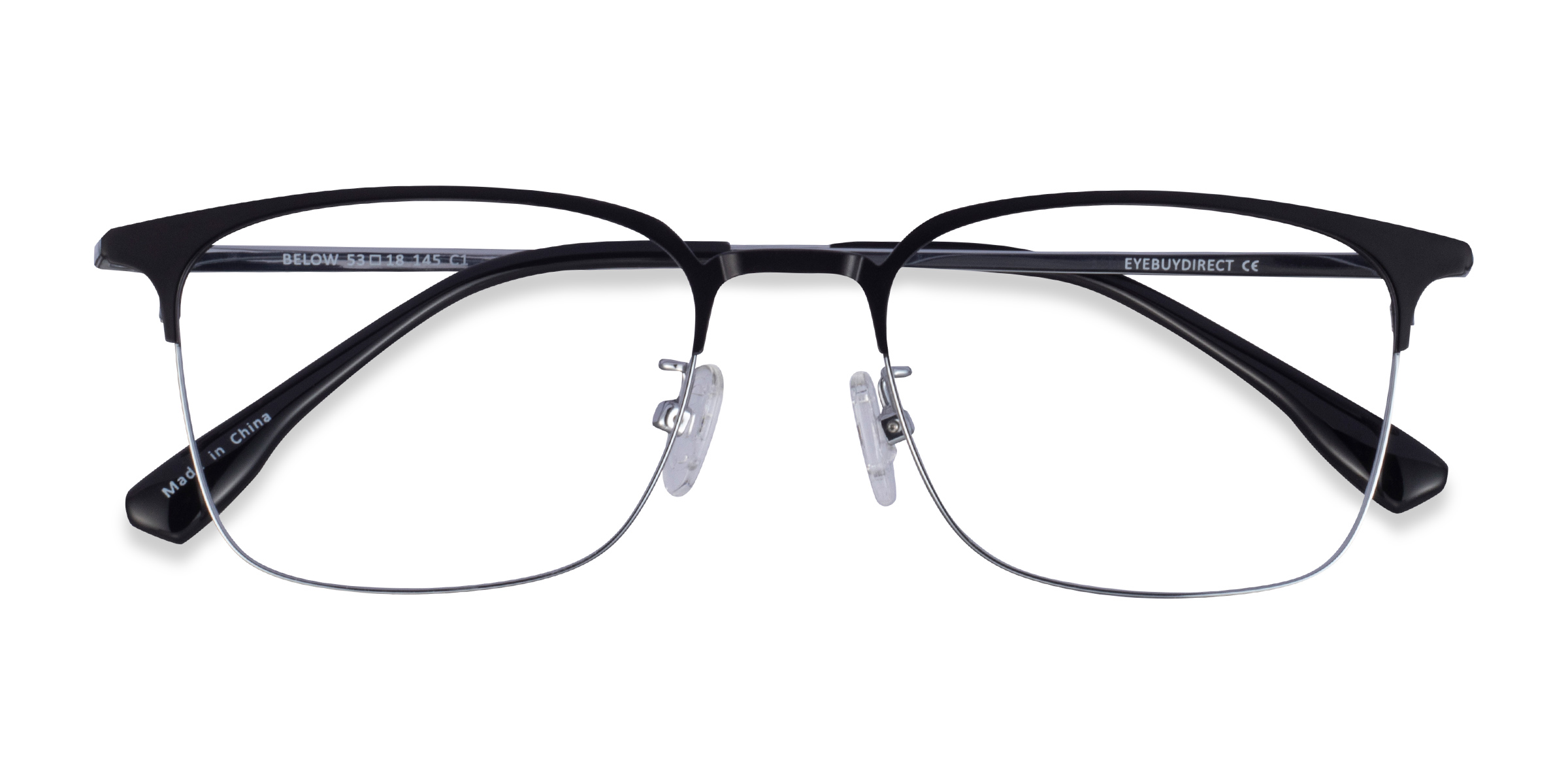 Black Silver Below -  Métal Lunettes de vue