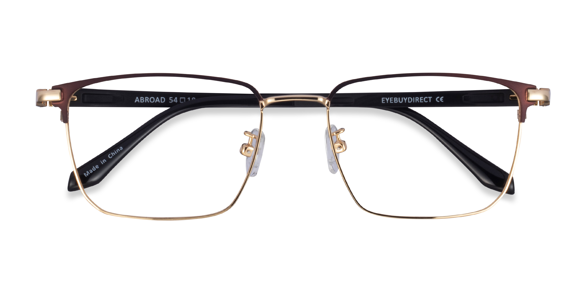 Brown Gold Abroad -  Metal Eyeglasses