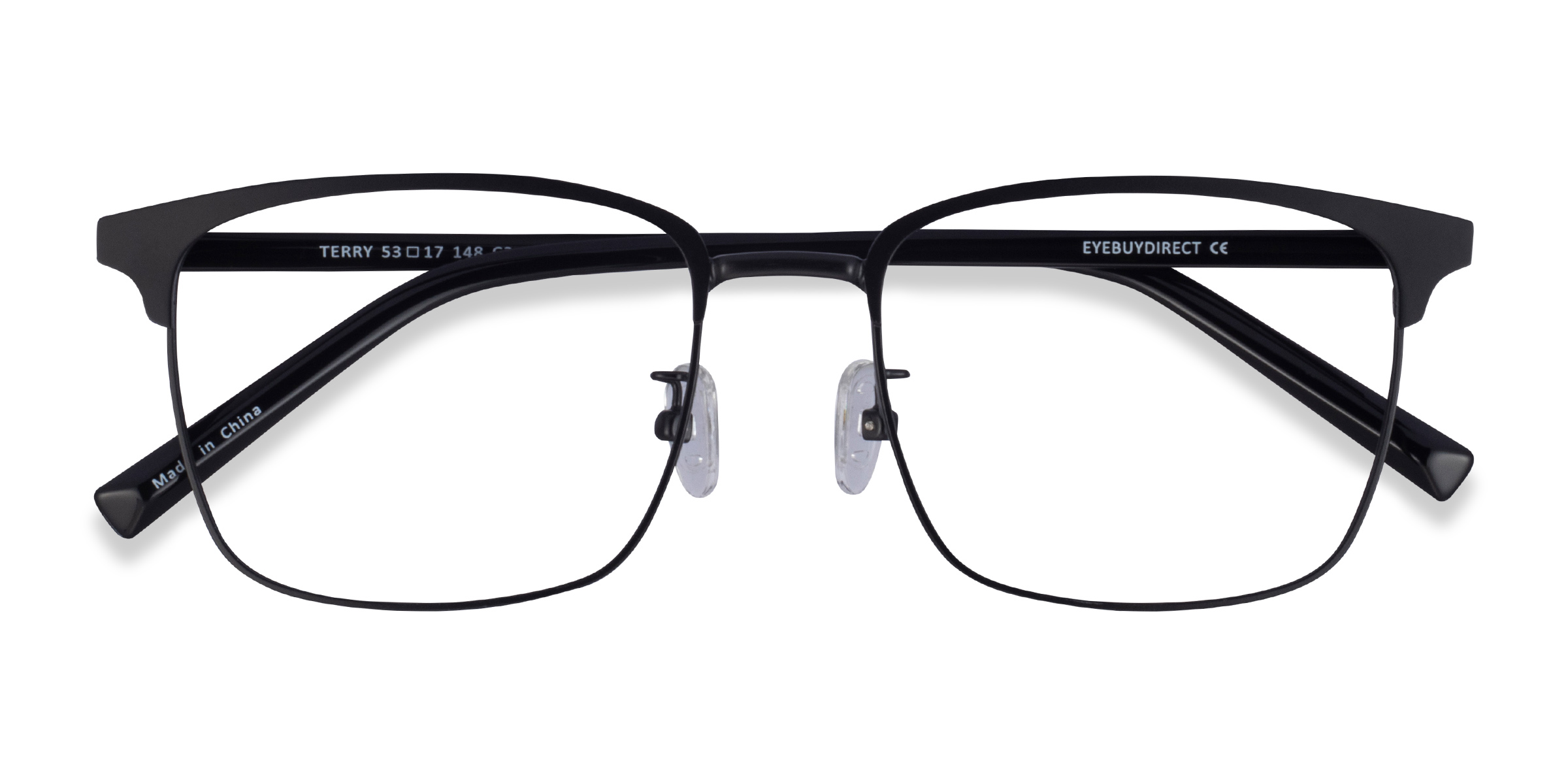 Noir Terry -  Plastique Lunettes de vue
