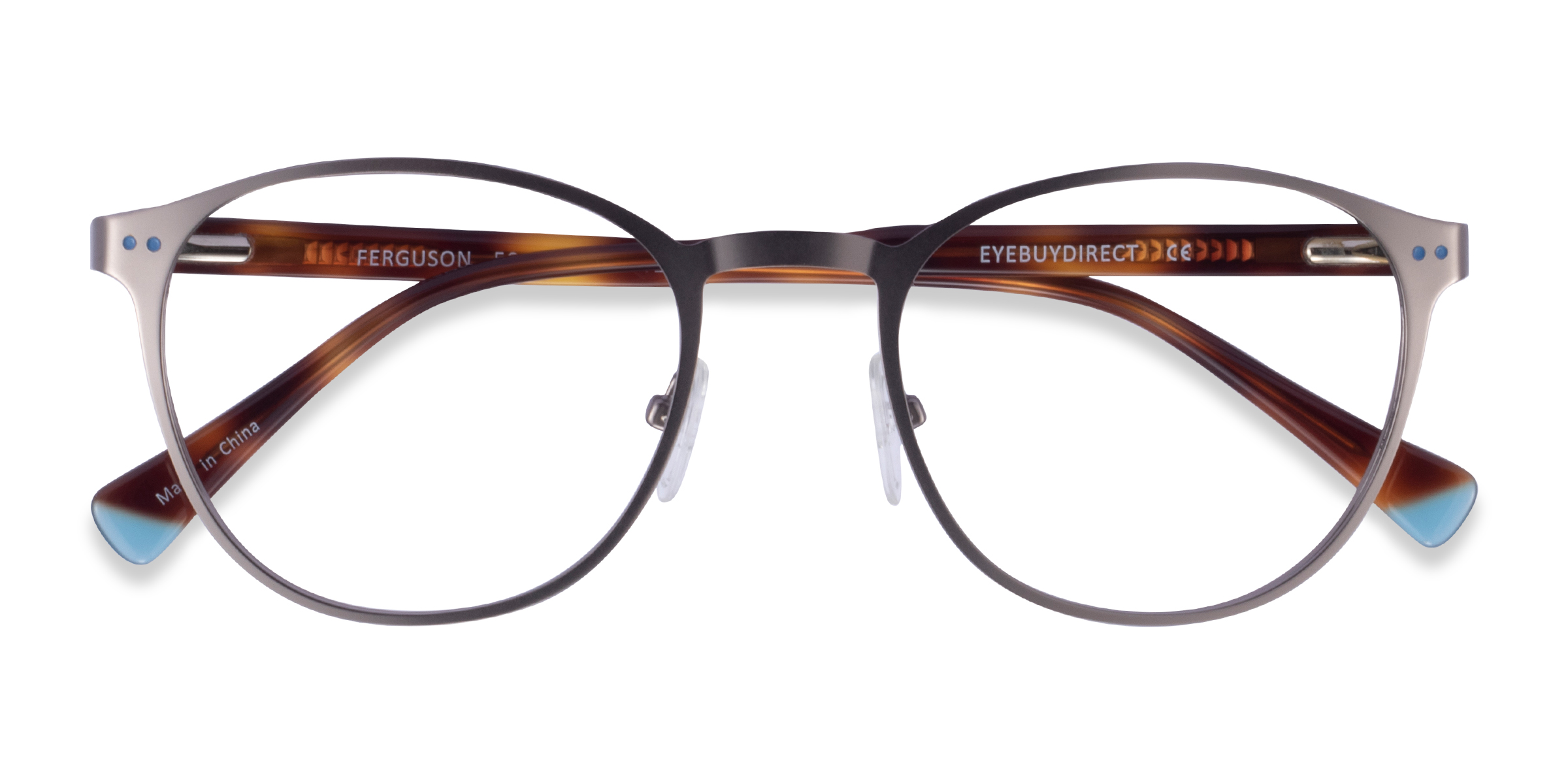 Gunmetal Tortoise Ferguson -  Acetate Eyeglasses