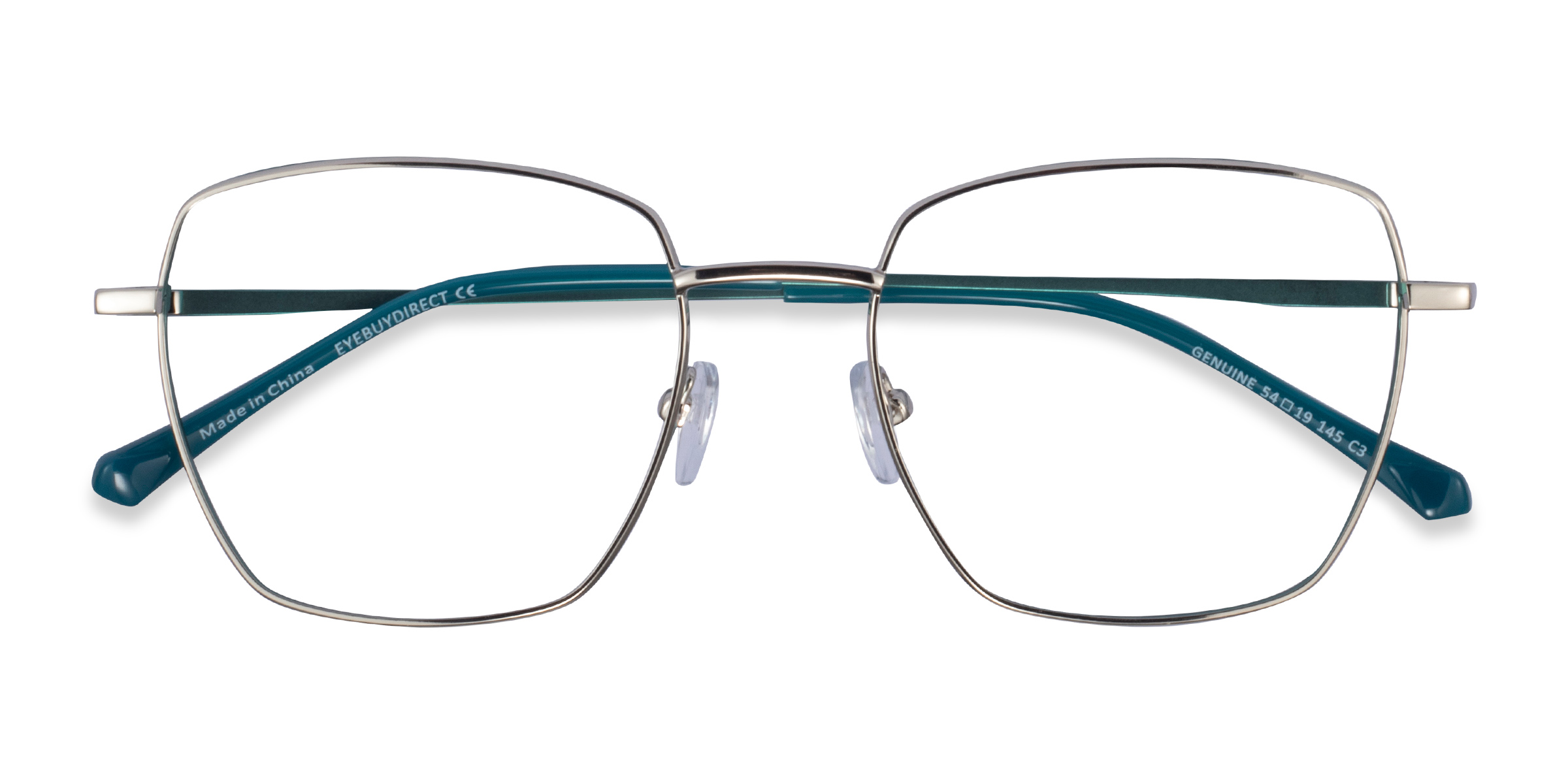 Silver Green Genuine -  Métal Lunettes de vue