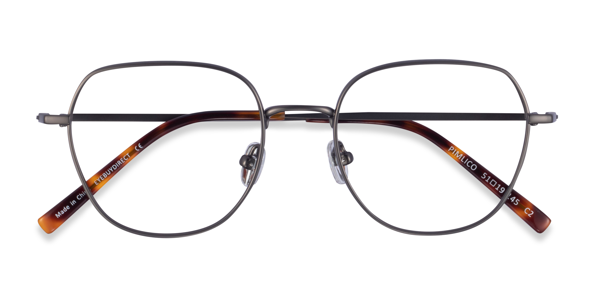 Matte Gunmetal Pimlico -  Metal Eyeglasses