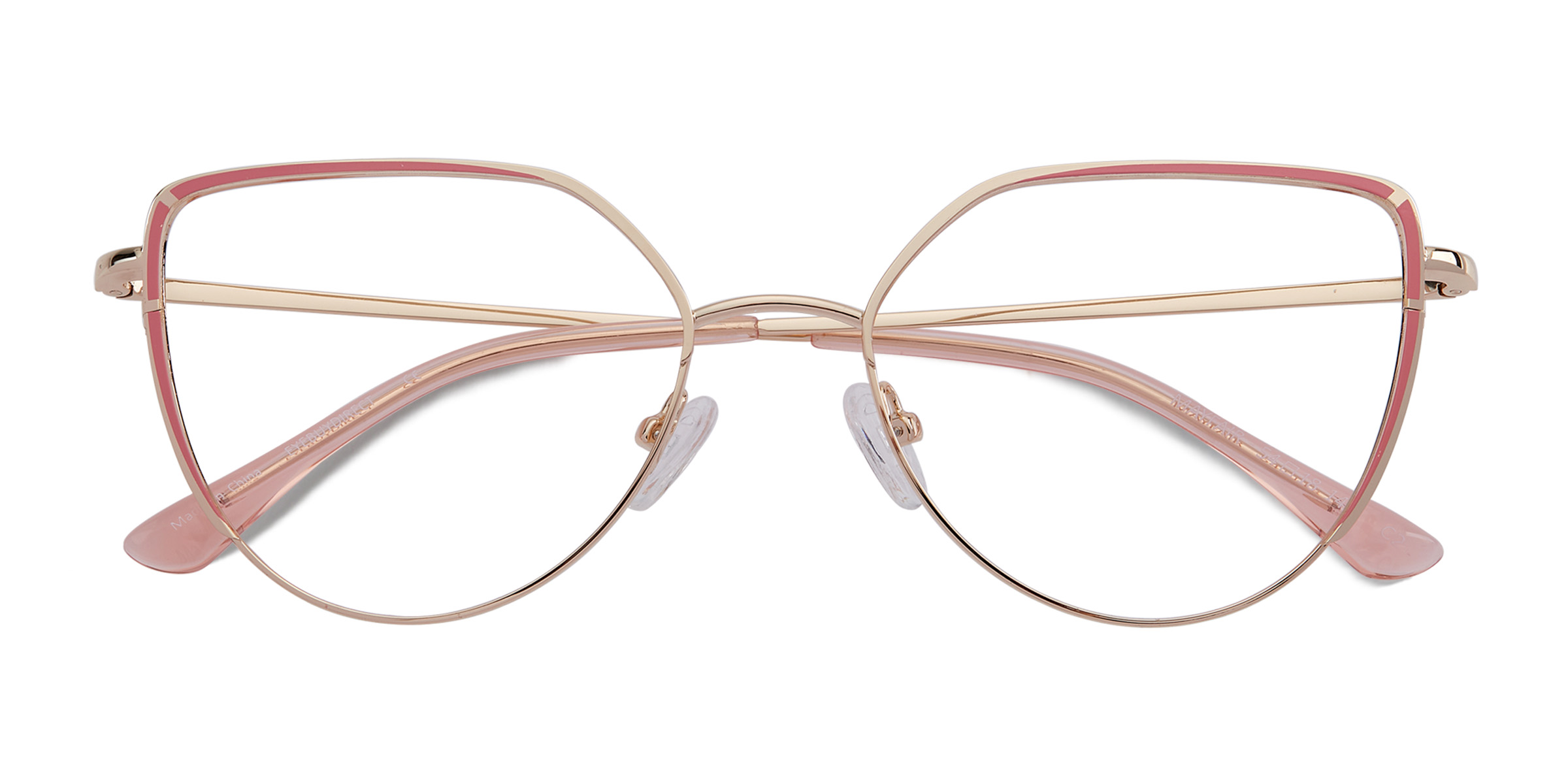Gold Orange Mayfair -  Metal Eyeglasses