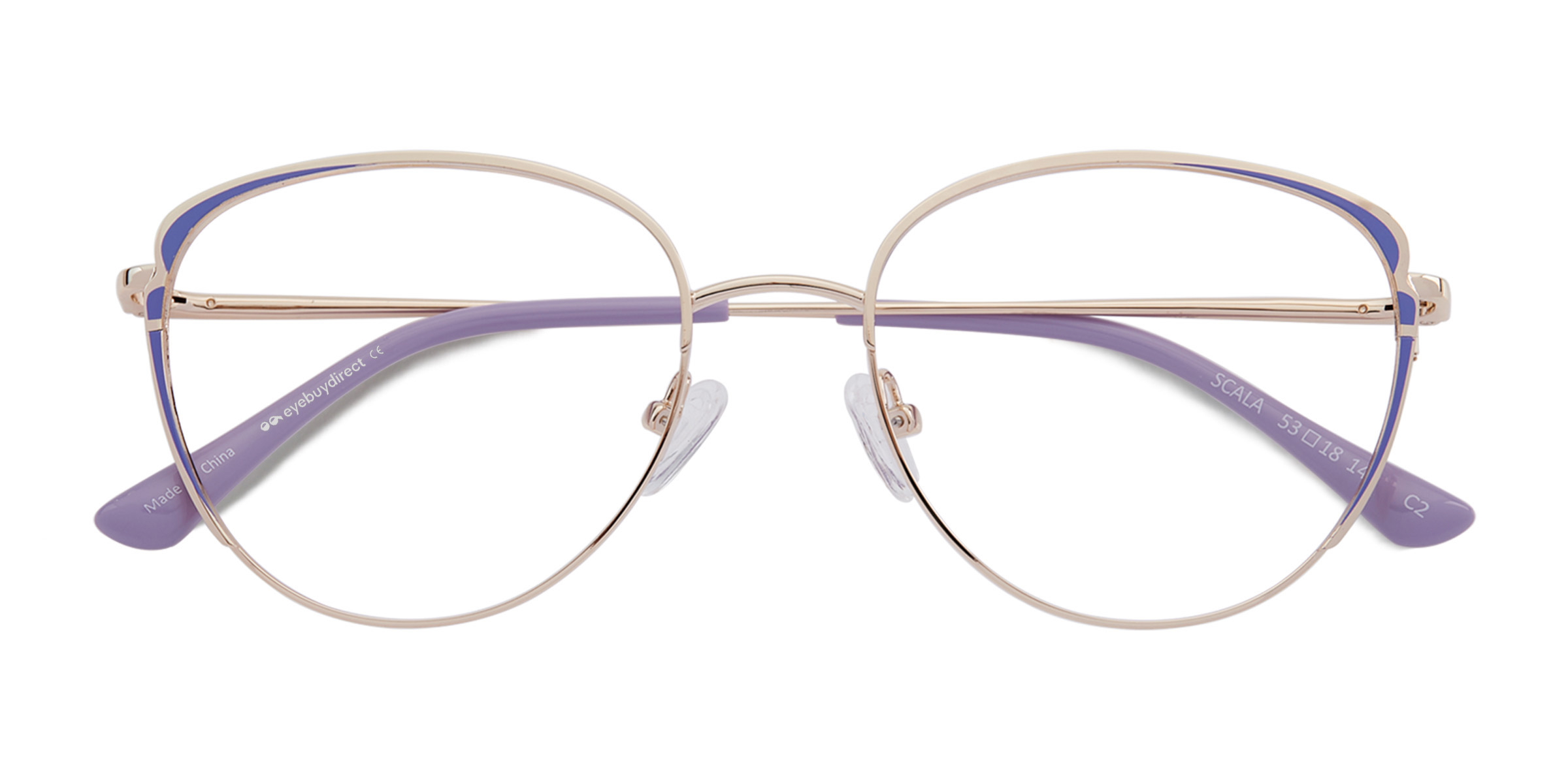 Gold Purple Scala -  Métal Lunettes de vue