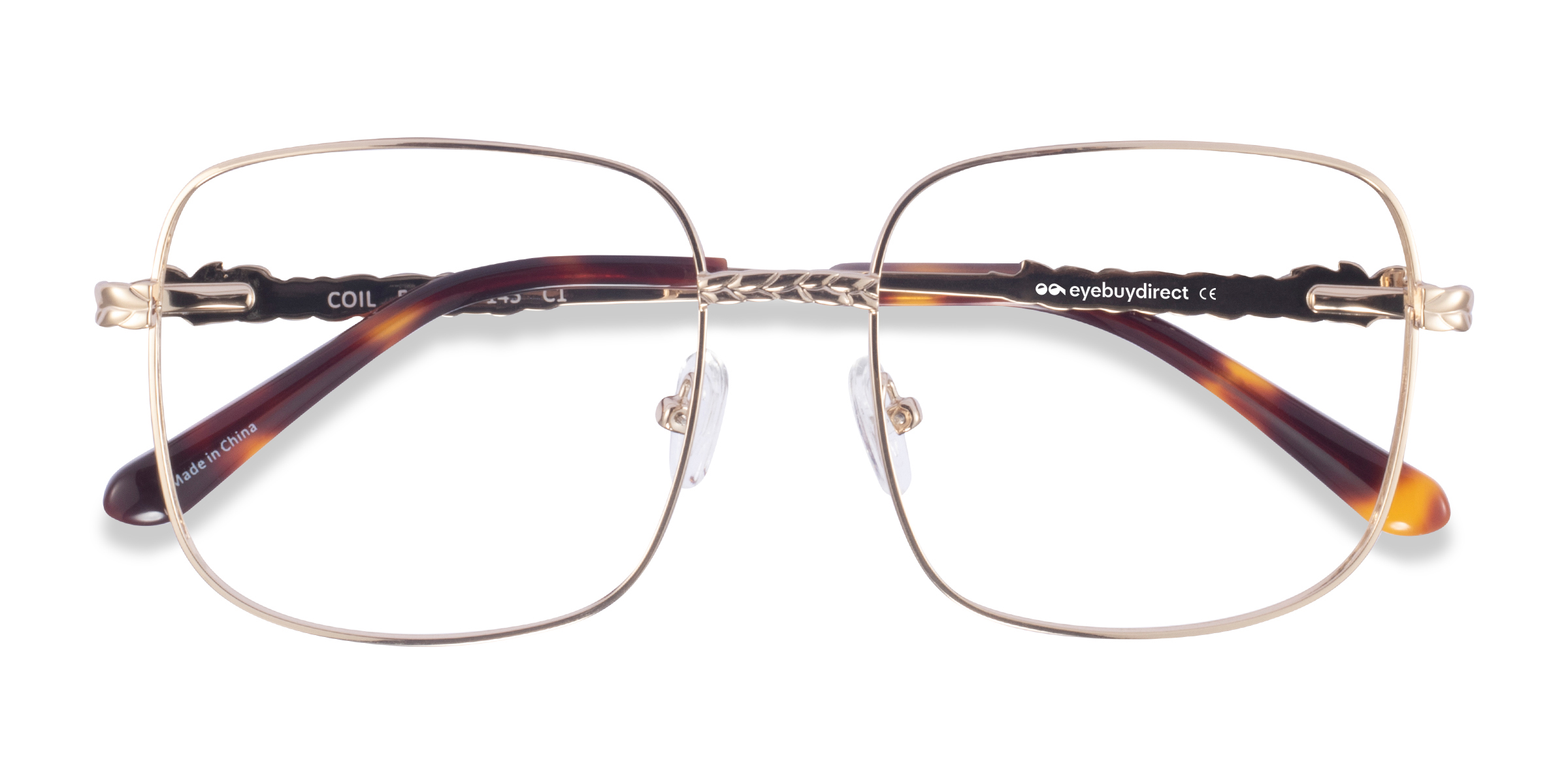 Doré Coil - Métal Lunettes de vue