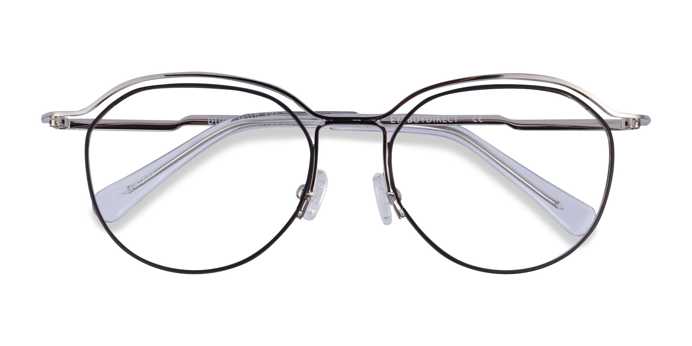 Silver Black Duo -  Métal Lunettes de vue