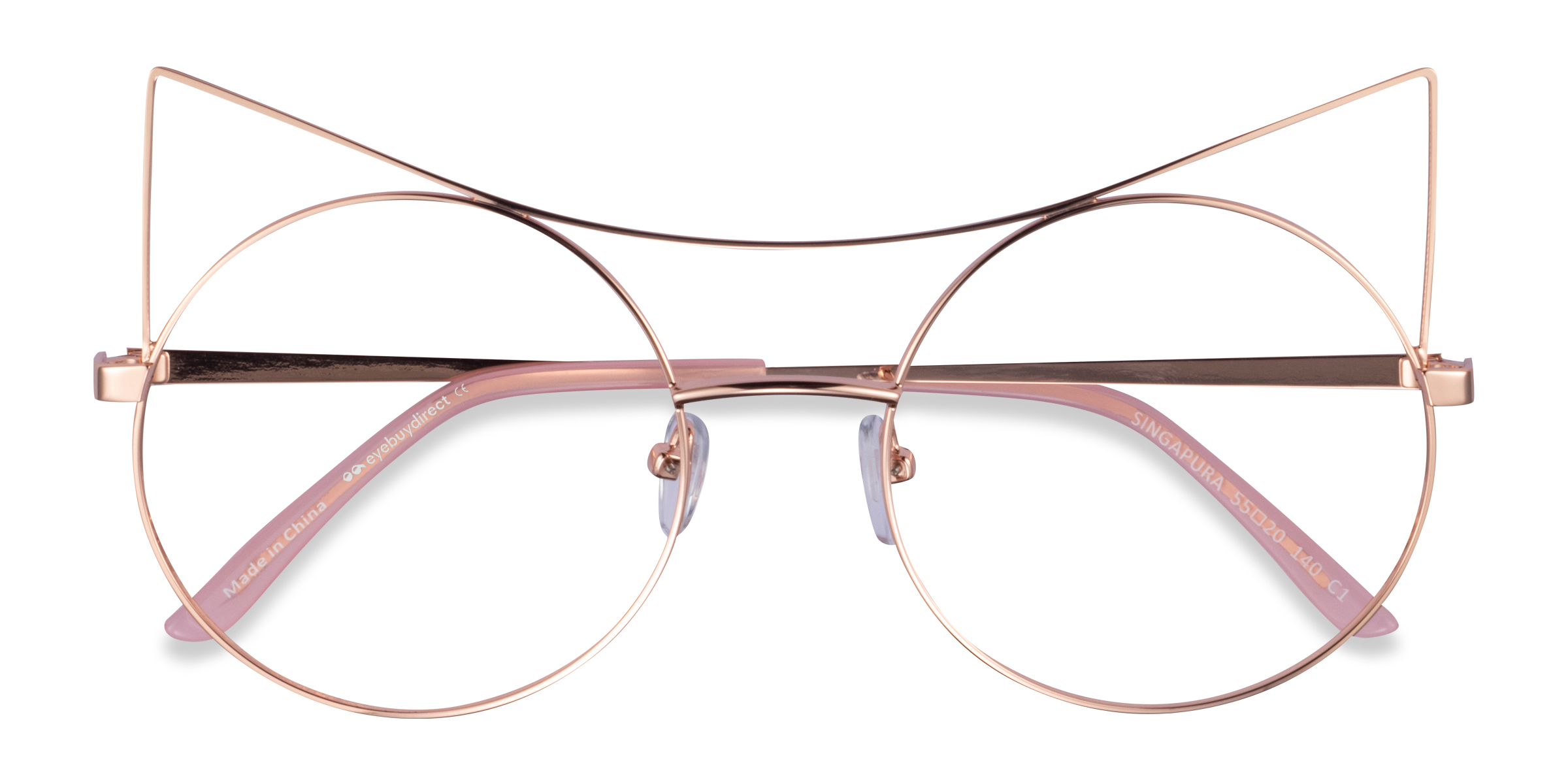 Or rose Singapura -  Métal Lunettes de vue
