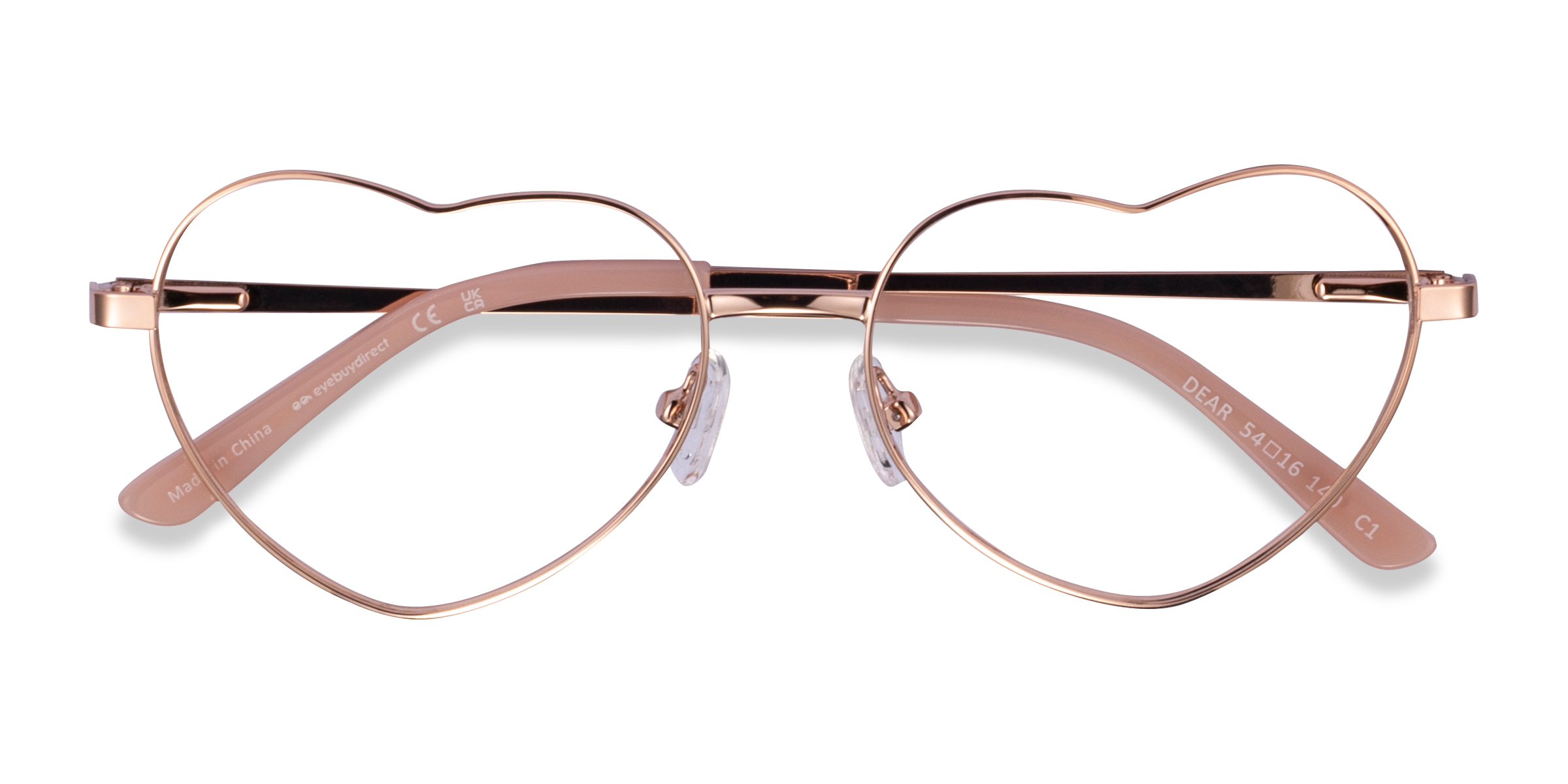 Shiny Rose Gold Dear -  Métal Lunettes de vue