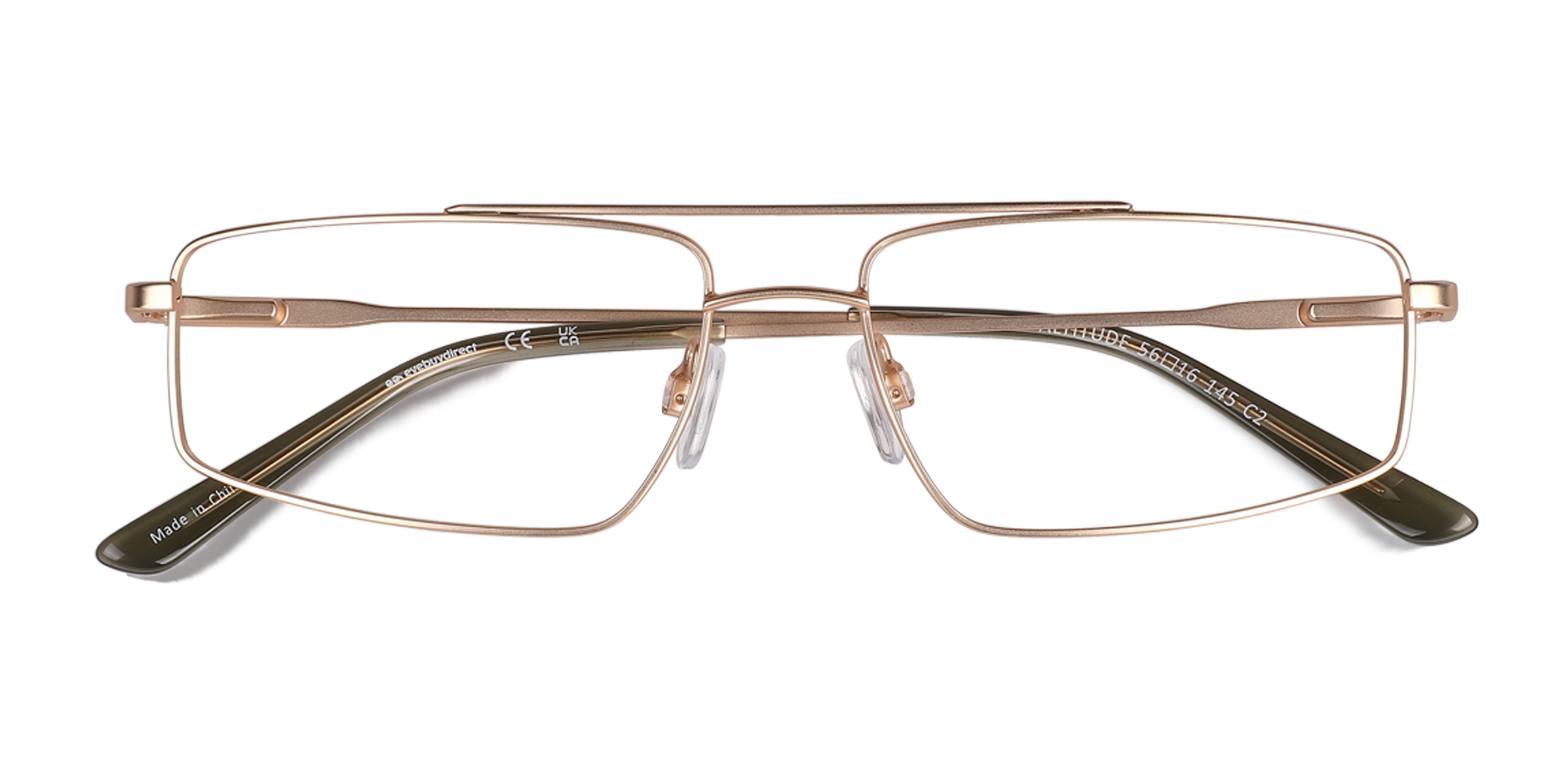 Satin Gold Altitude -  Métal Lunettes de vue