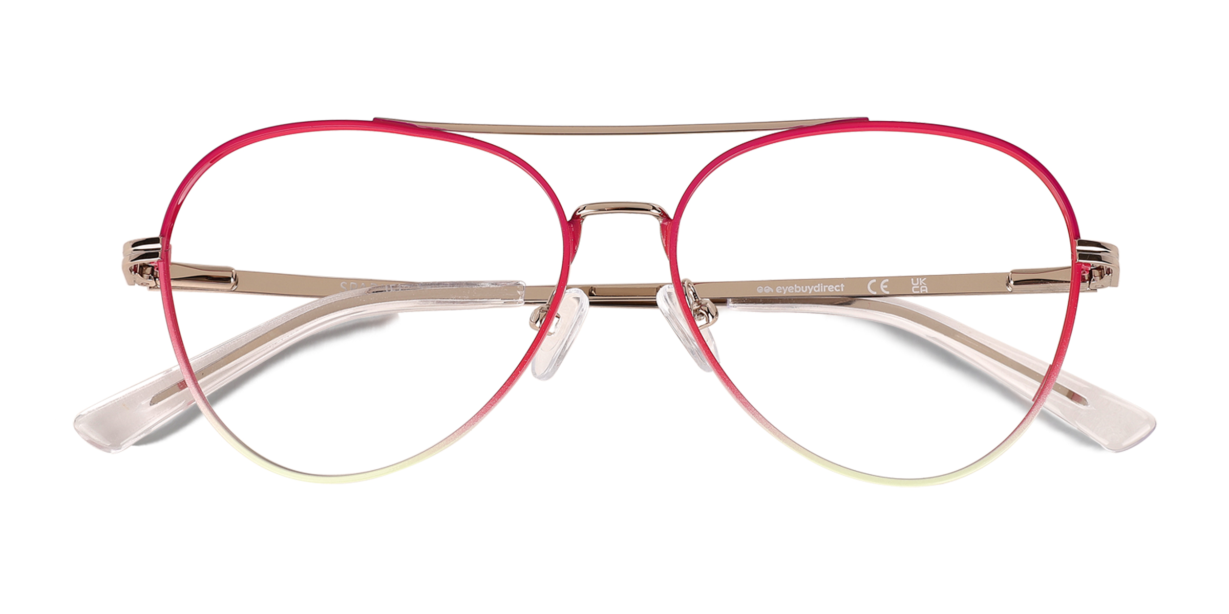 Gradient Red Sparkle -  Métal Lunettes de vue