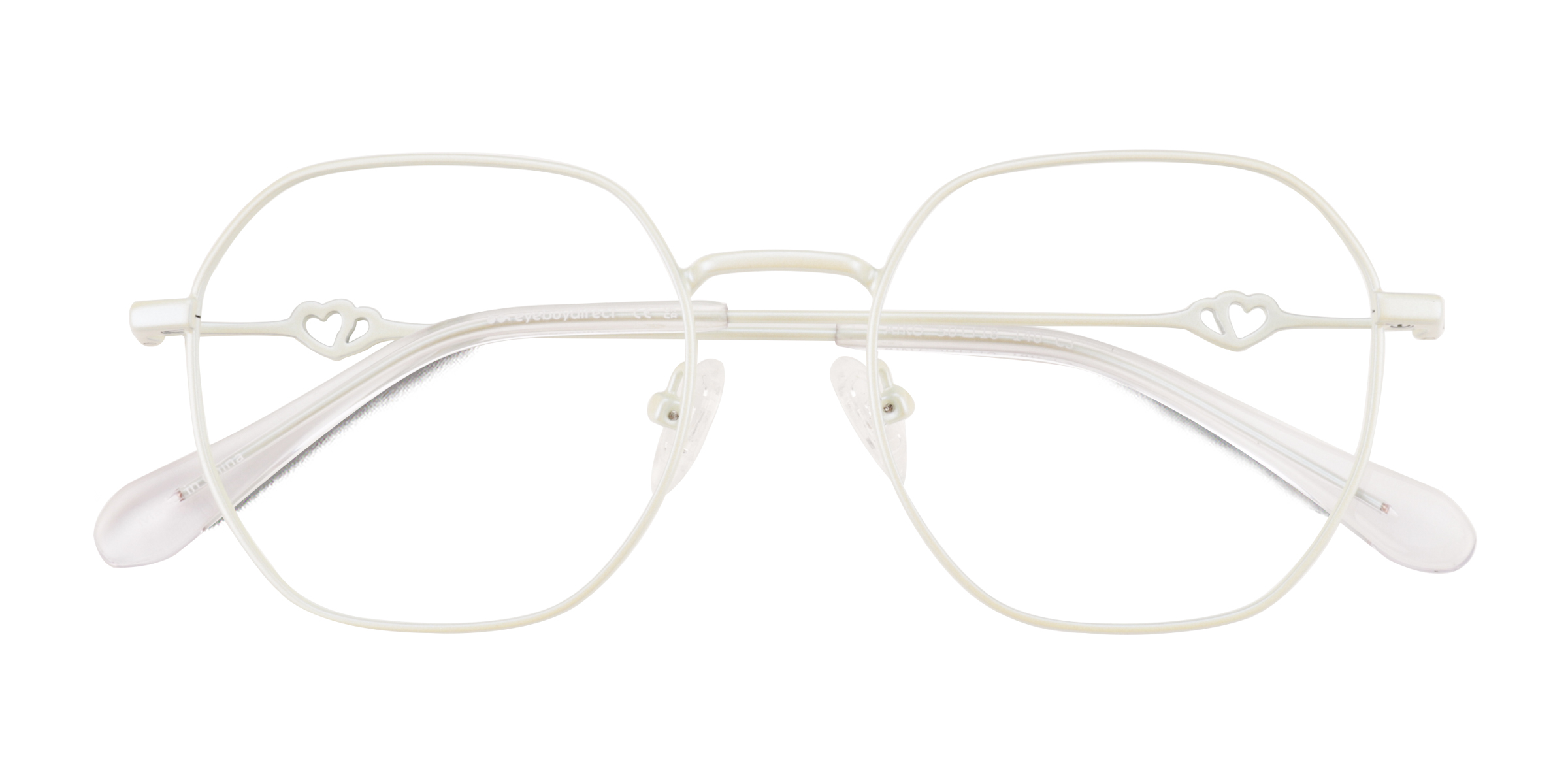 Pearly White Aiko -  Métal Lunettes de vue