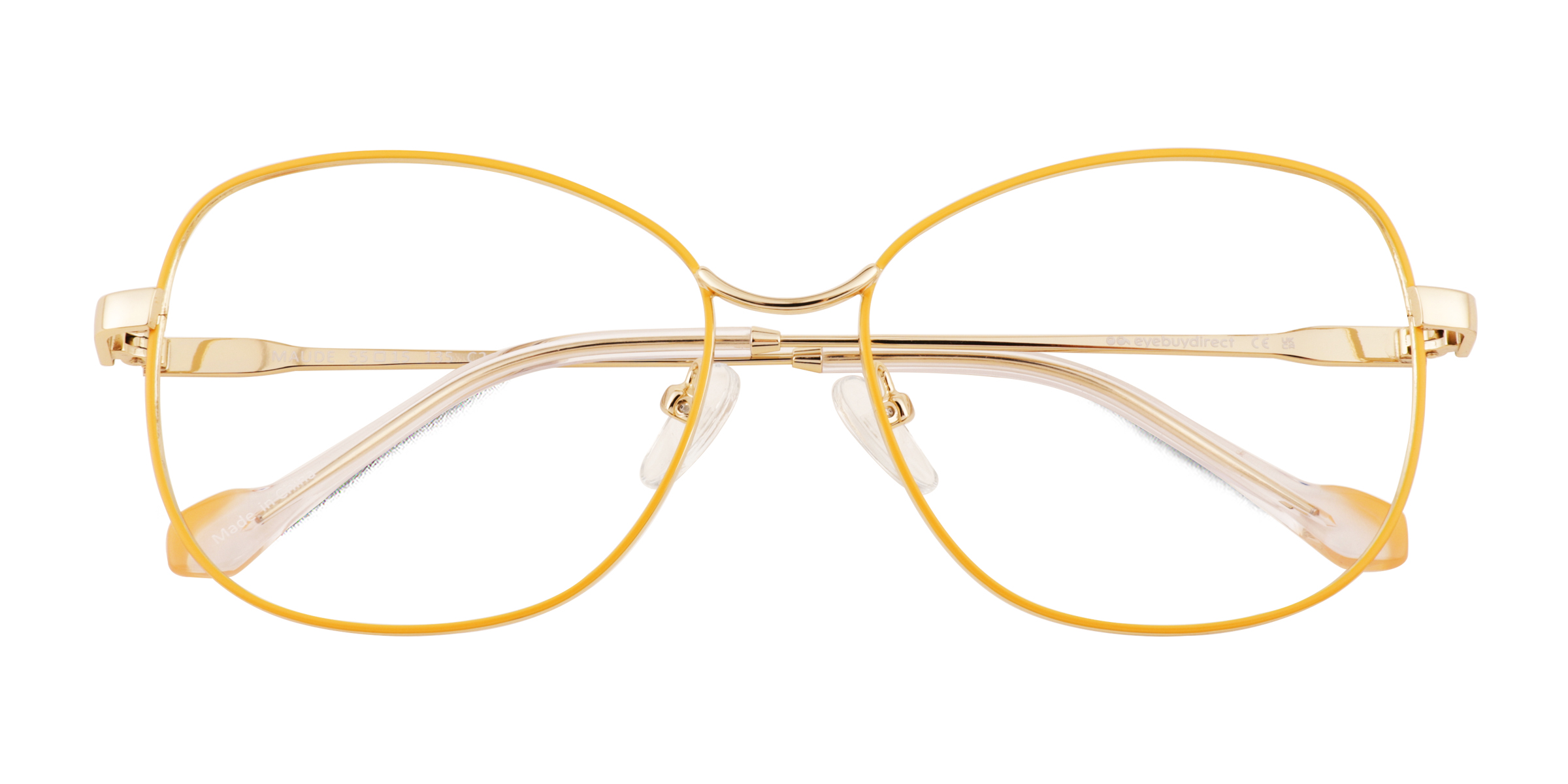 Yellow Gold Maude -  Métal Lunettes de vue