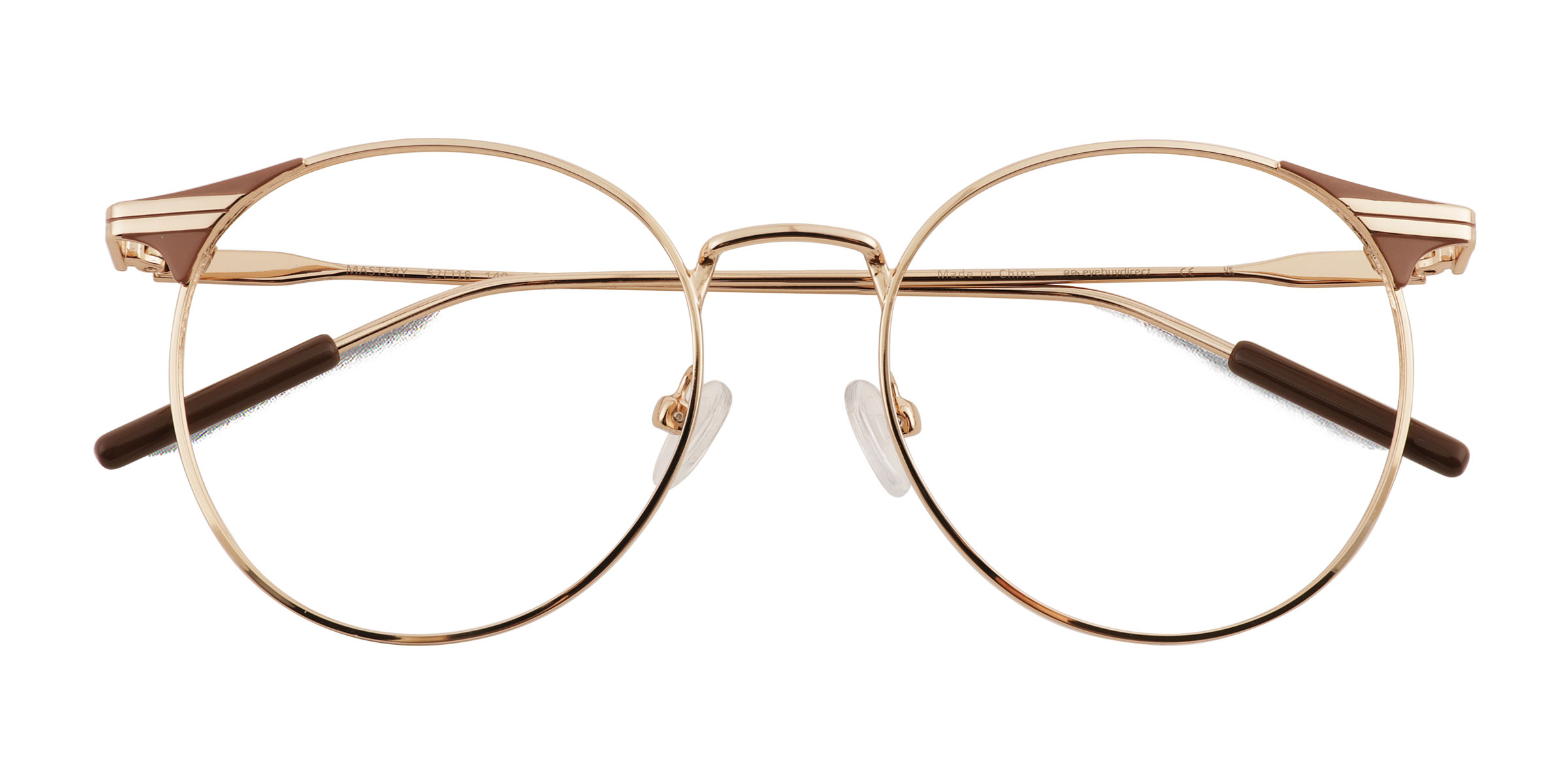 Gold Brown Mastery -  Metal Eyeglasses