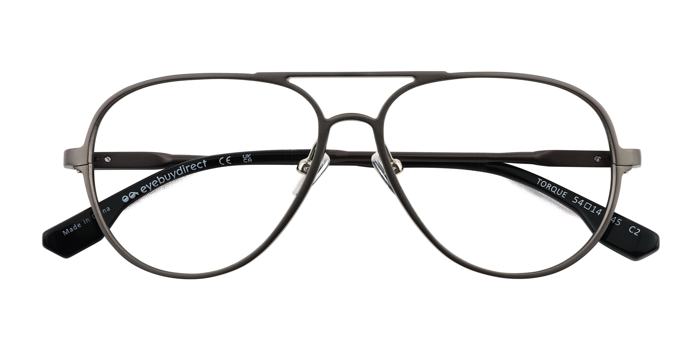 Matte Gunmetal Torque -  Aluminium-alloy Eyeglasses