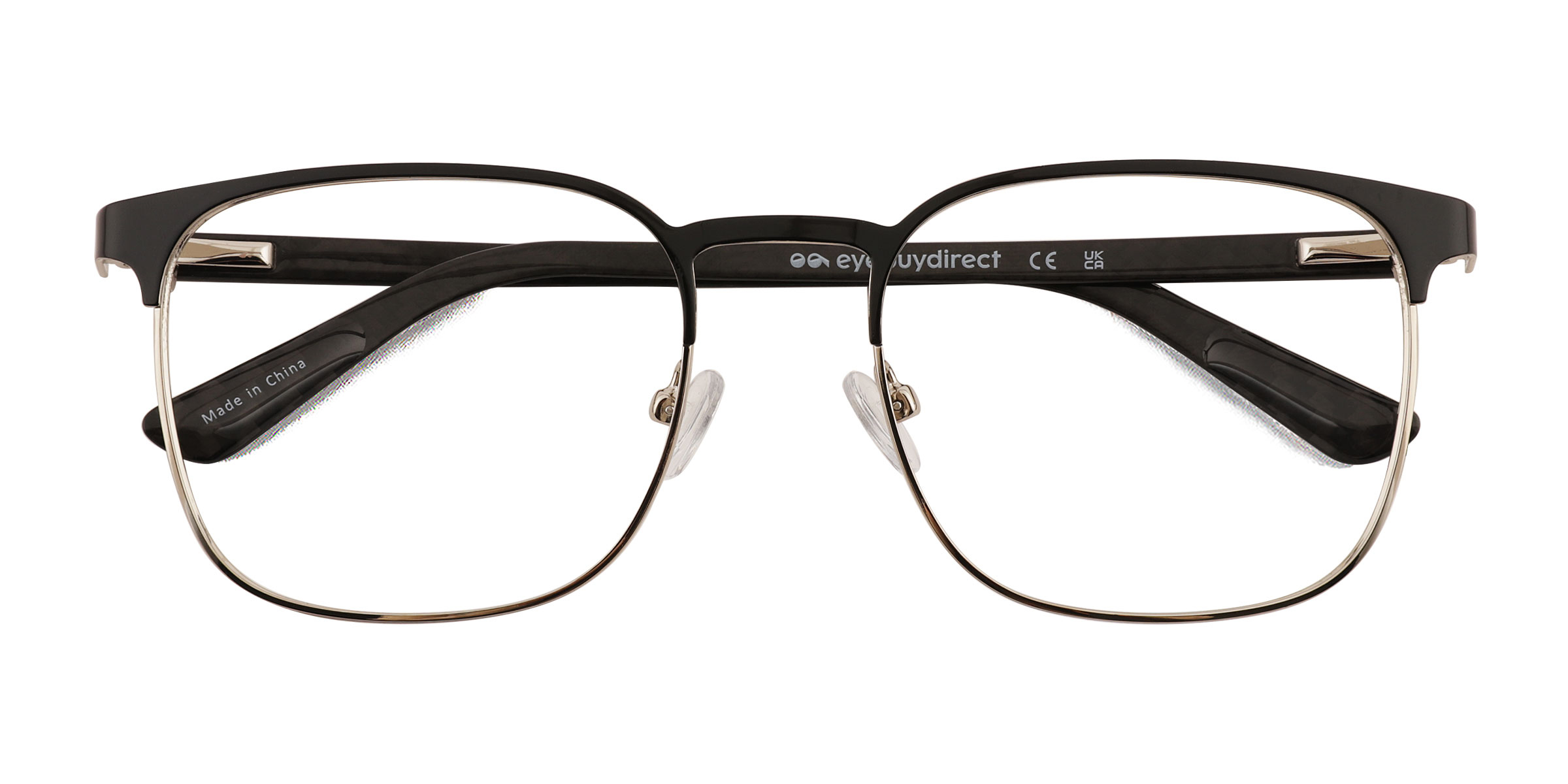 Black Silver Whir -  Carbon-fiber Eyeglasses