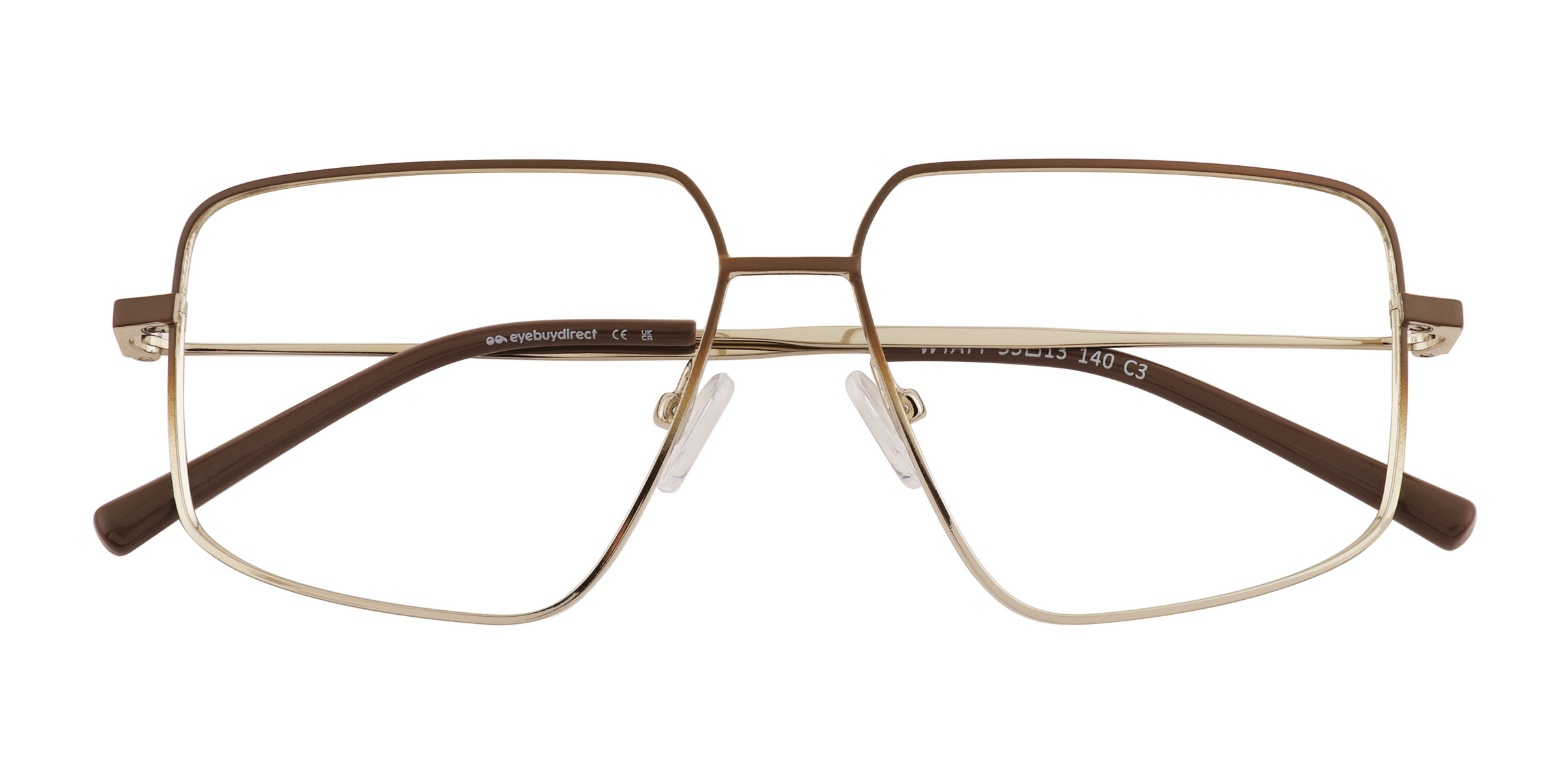 Gradient Matte Brown Wyatt -  Métal Lunettes de vue