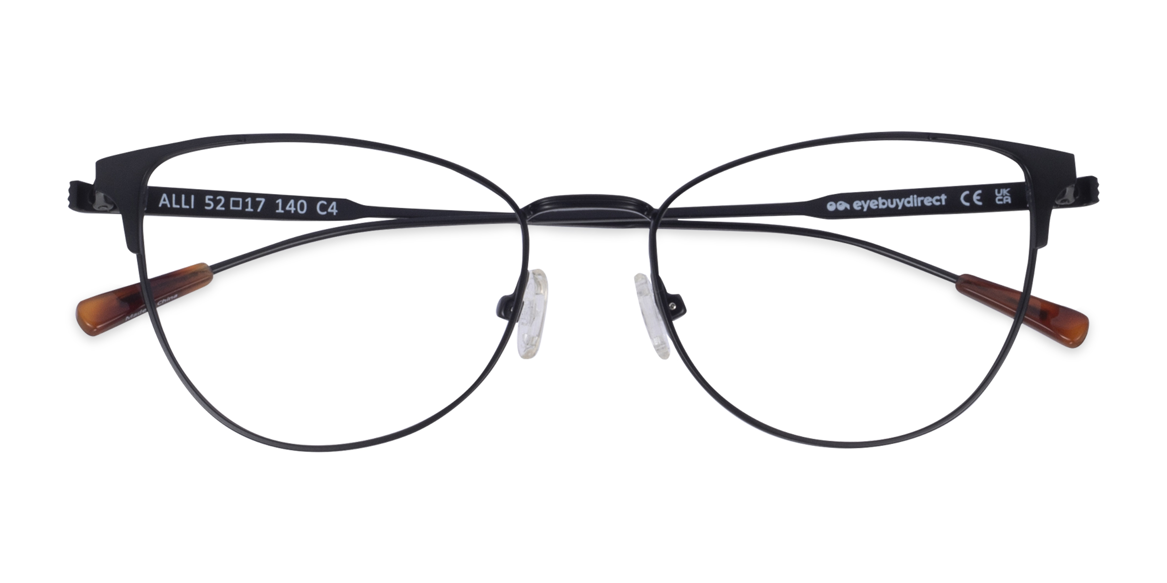 Black Alli -  Metal Eyeglasses