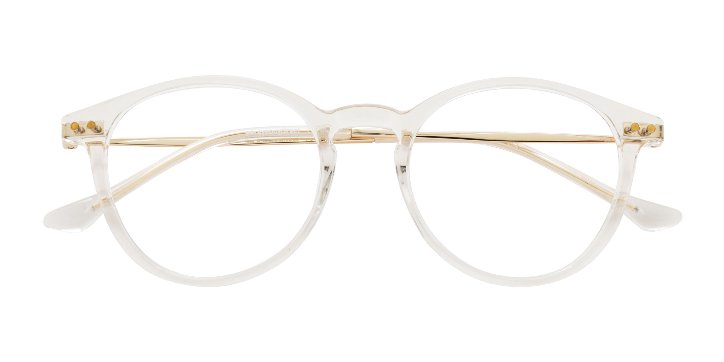 Clear Amity -  Metal Eyeglasses