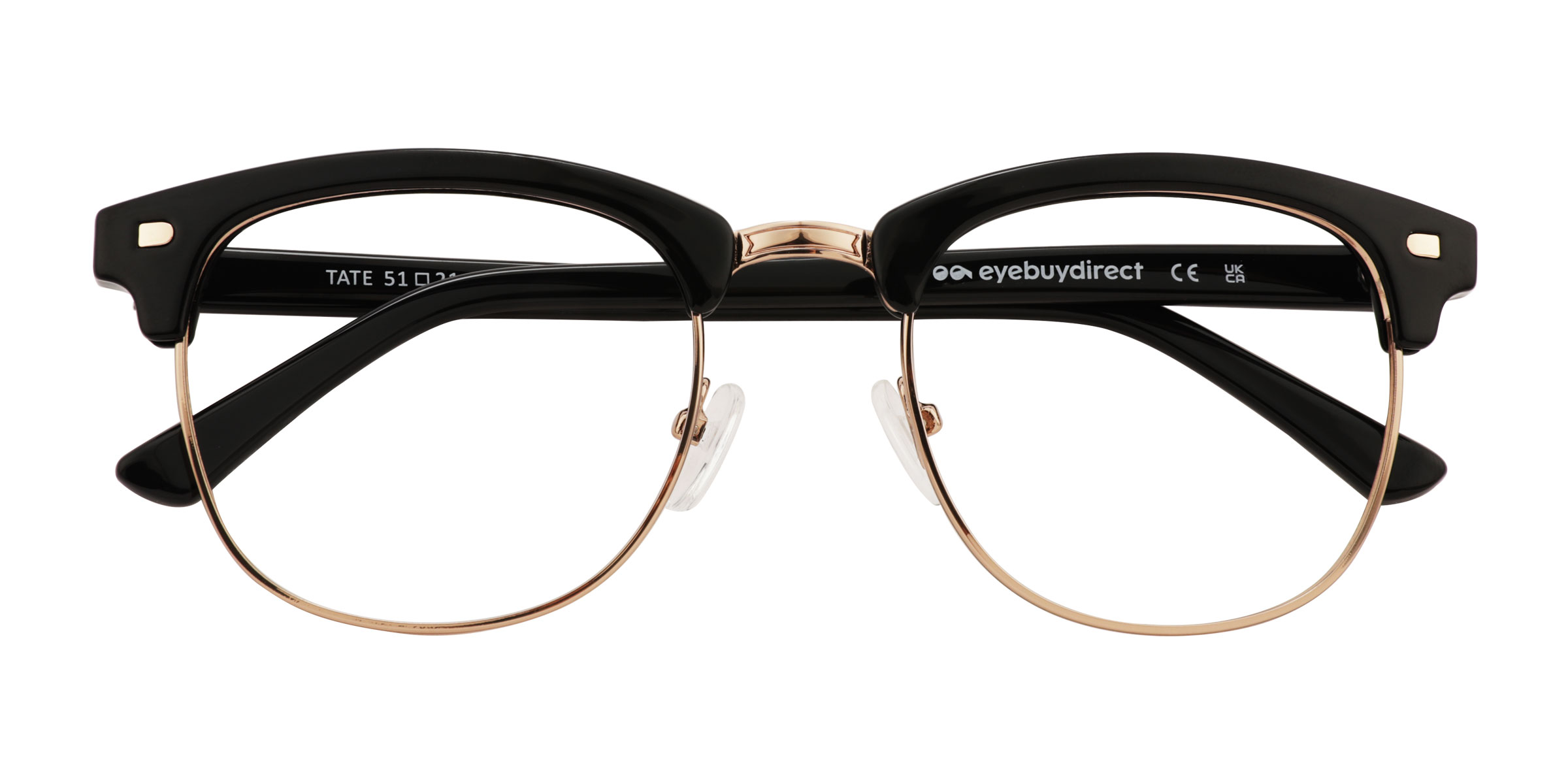 Black Gold Tate -  Plastic Eyeglasses