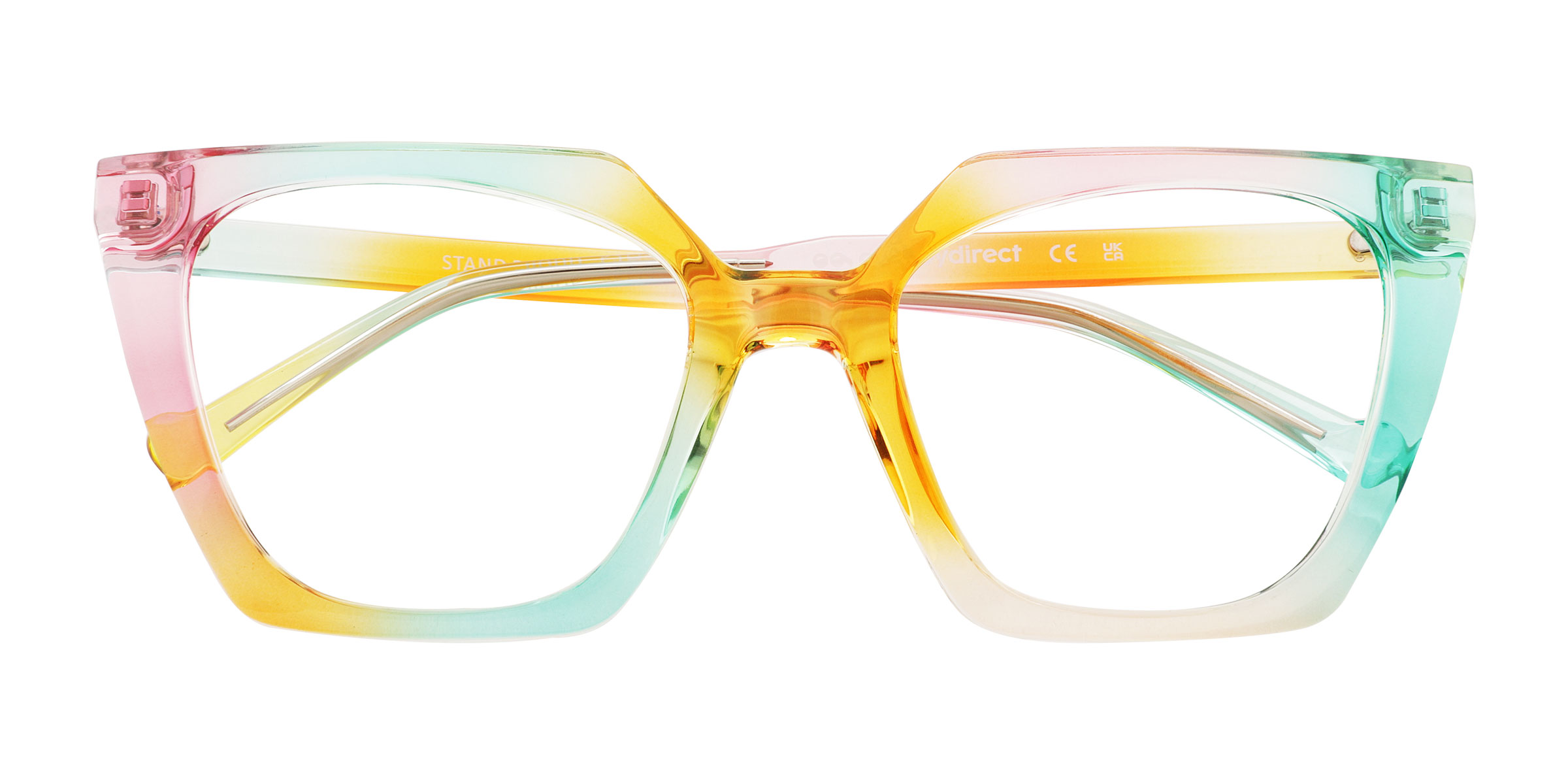 Rainbow Orange Stand Proud -  Plastic Eyeglasses