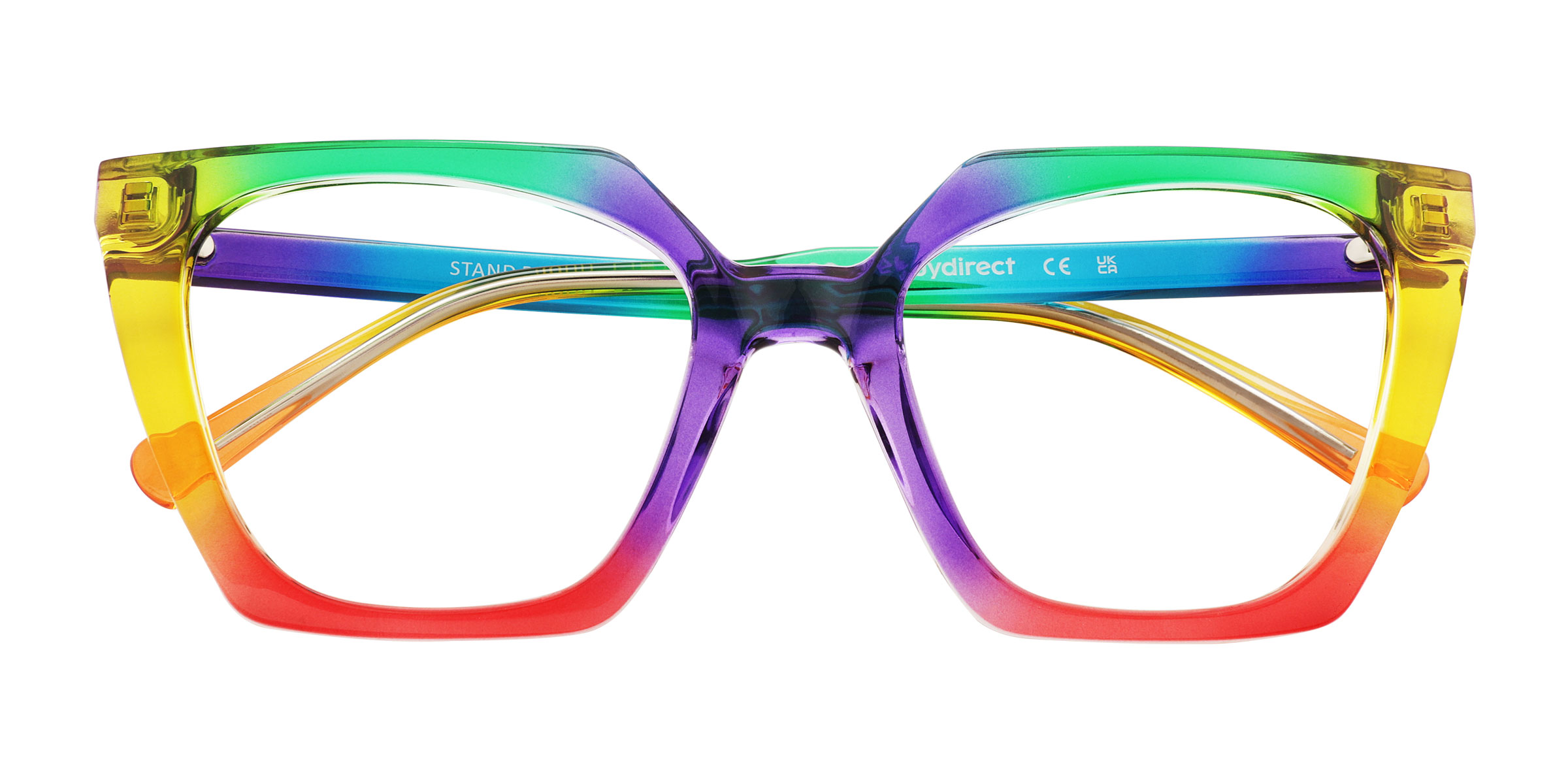Rainbow Purple Stand Proud - Plastic Eyeglasses