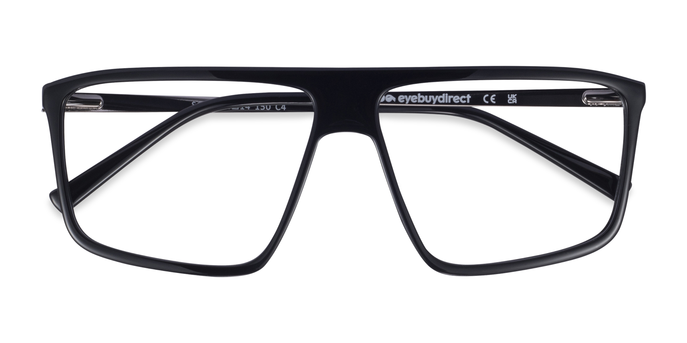 Black Solo -  Metal Eyeglasses